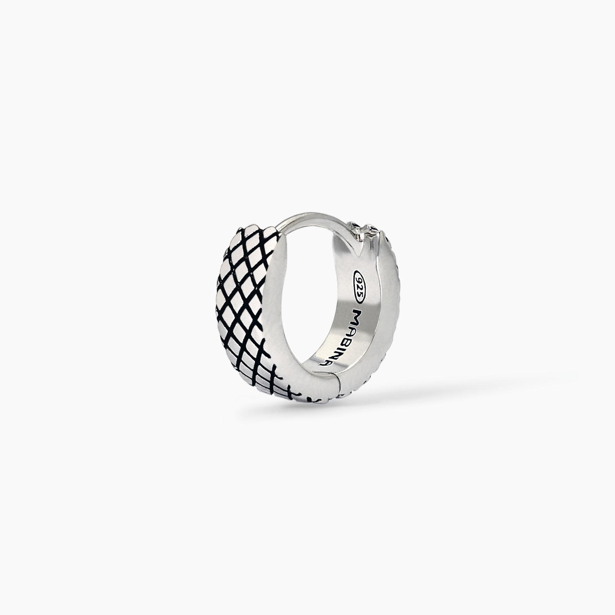 Orecchino a cerchio in argento - Main view