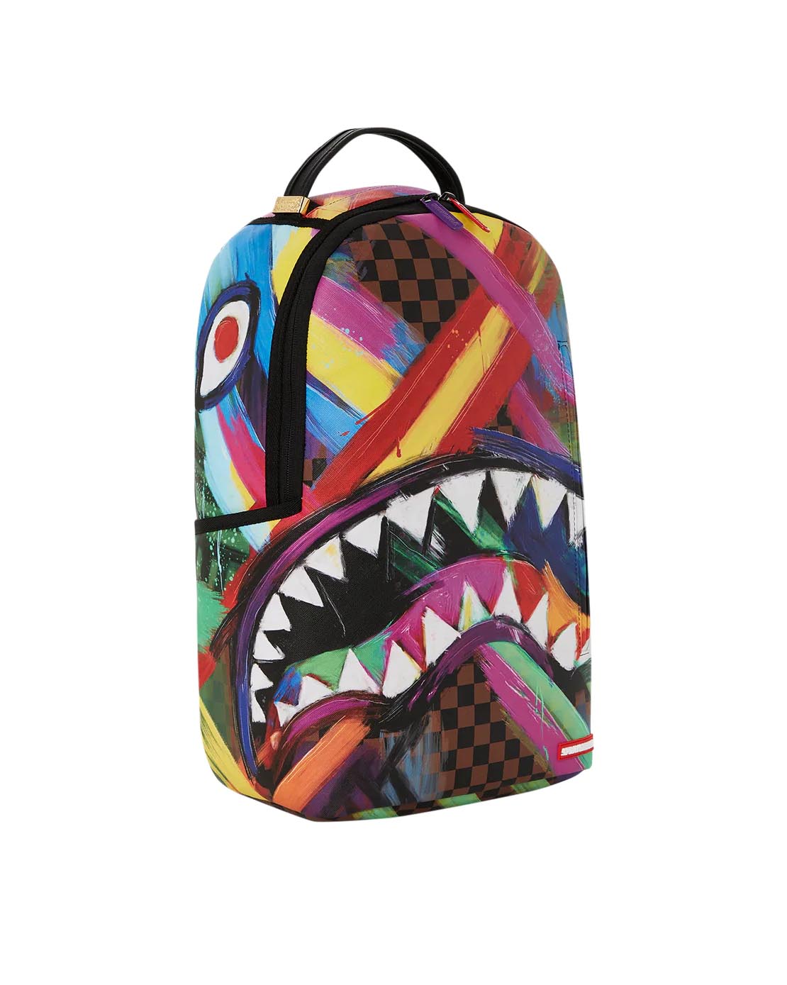 Zaino SPRAYGROUND Unisex sip side sharks Marrone