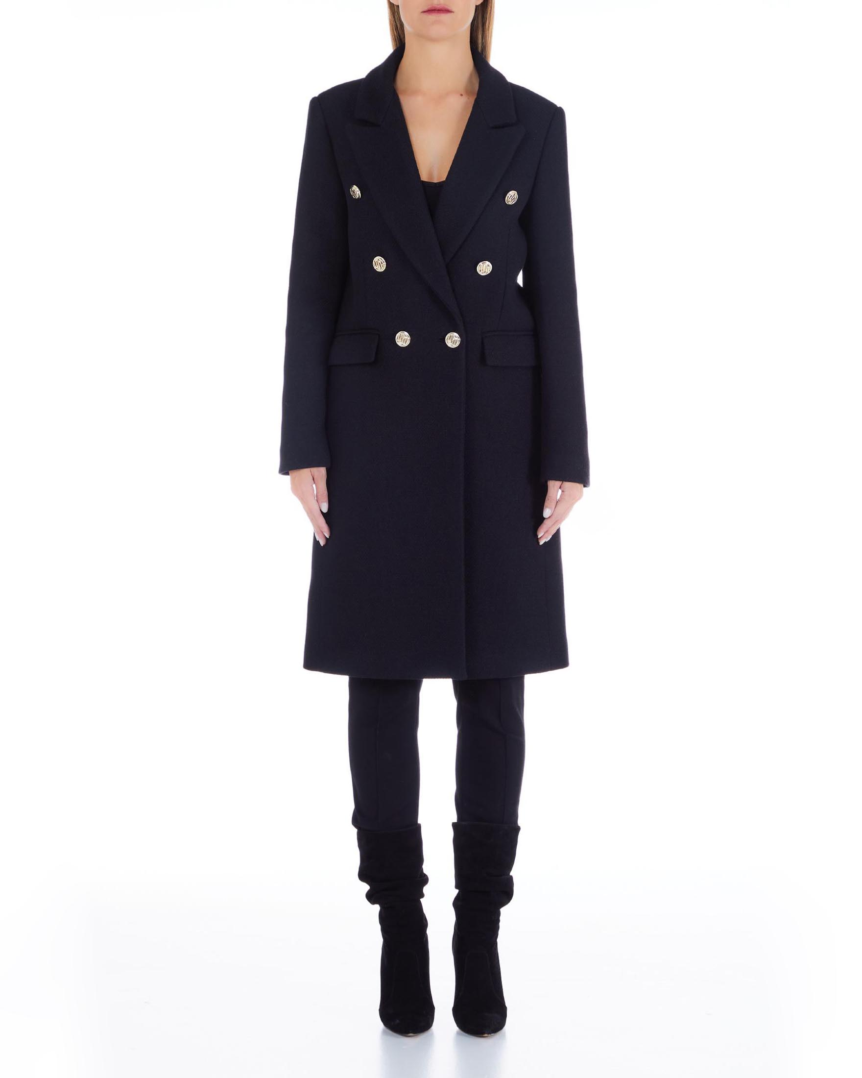 Cappotto Basic Bottoni Neri