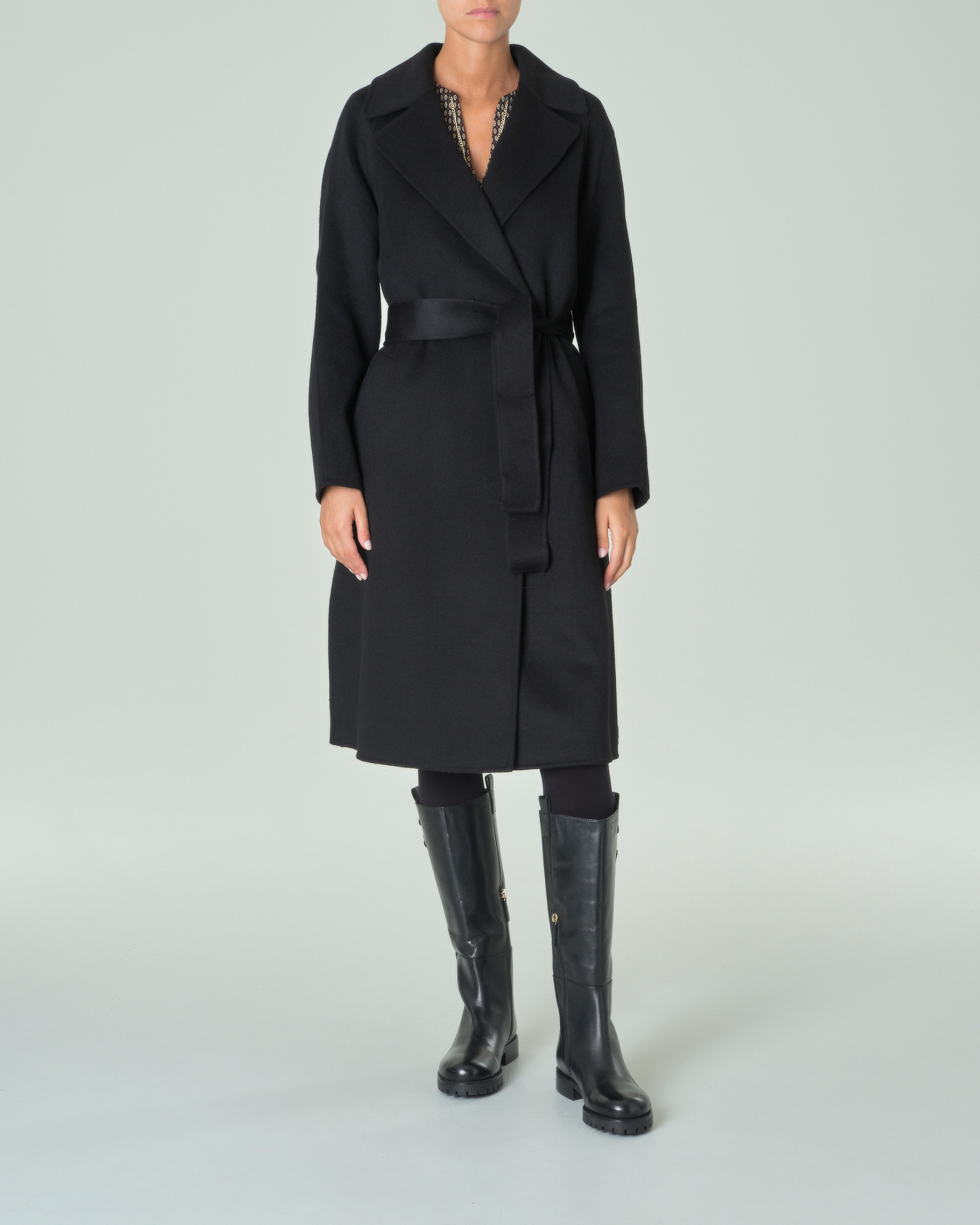 LIU.JO BLACK Cappotto Donna In Misto Lana Cammello