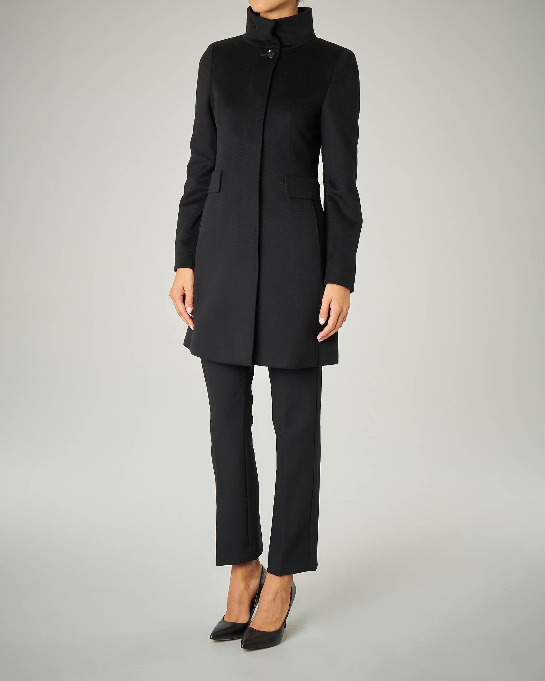 Cappotto donna bianco/nero