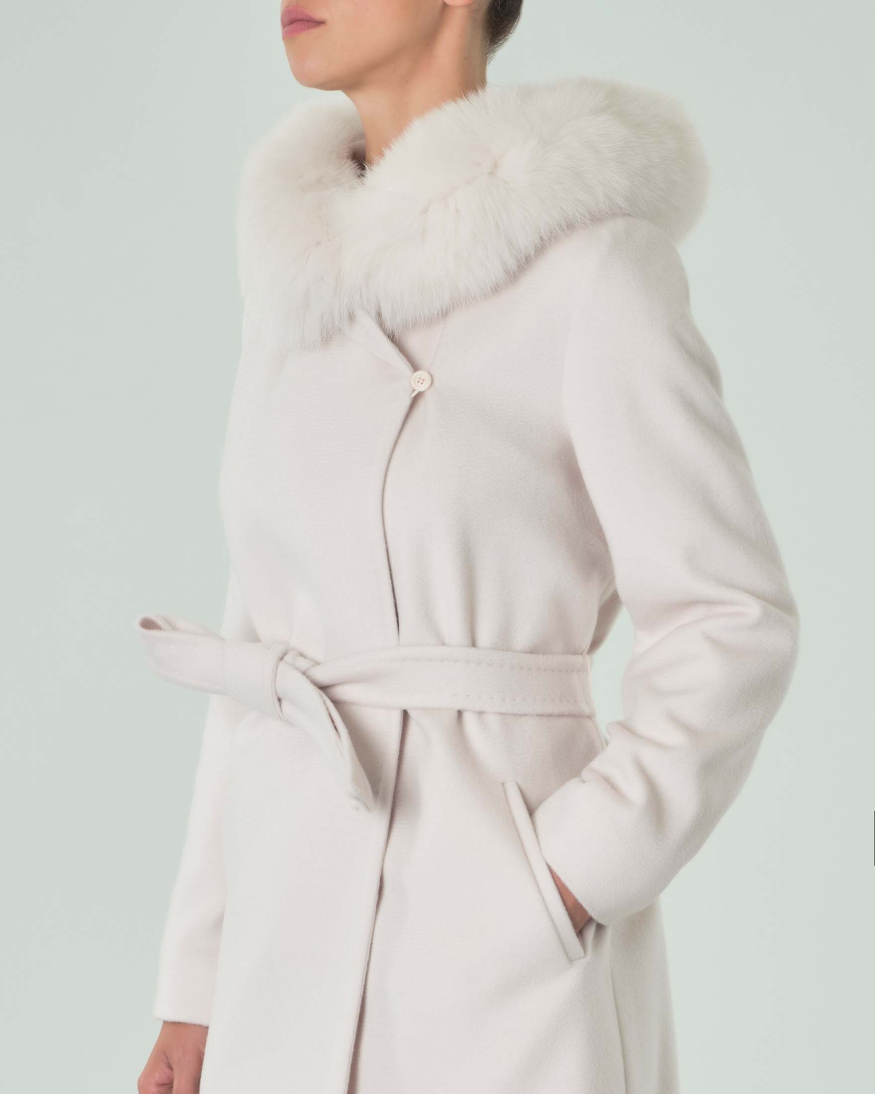 Max Mara Cappotto In Lana Bianco S MAX MARA: Cappotto In Lana - Main Image