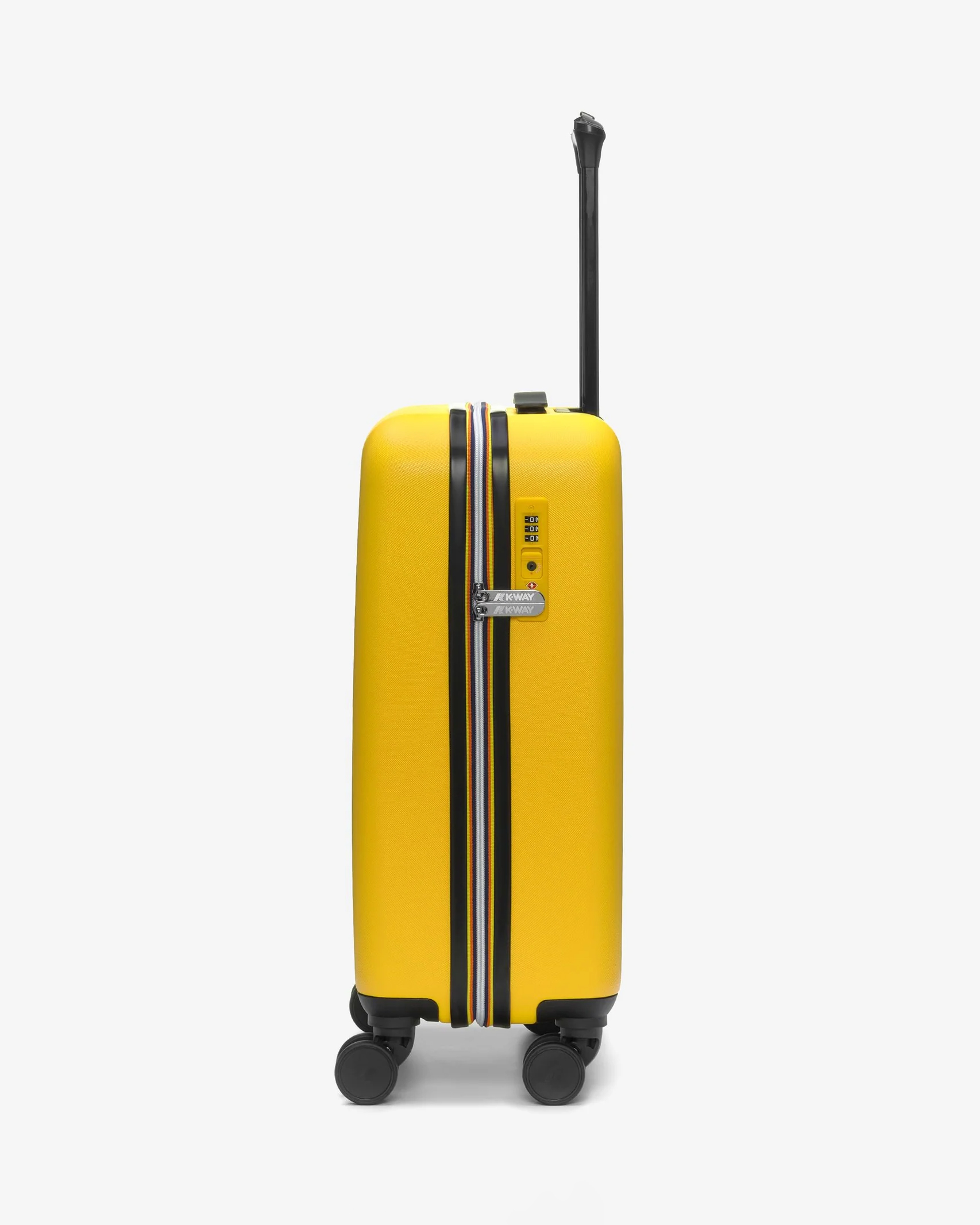 Valigia Rigida K-Way K-AIR Trolley - 4 Ruote, Logo Maxi, Polipropilene, Militare - Foto 4