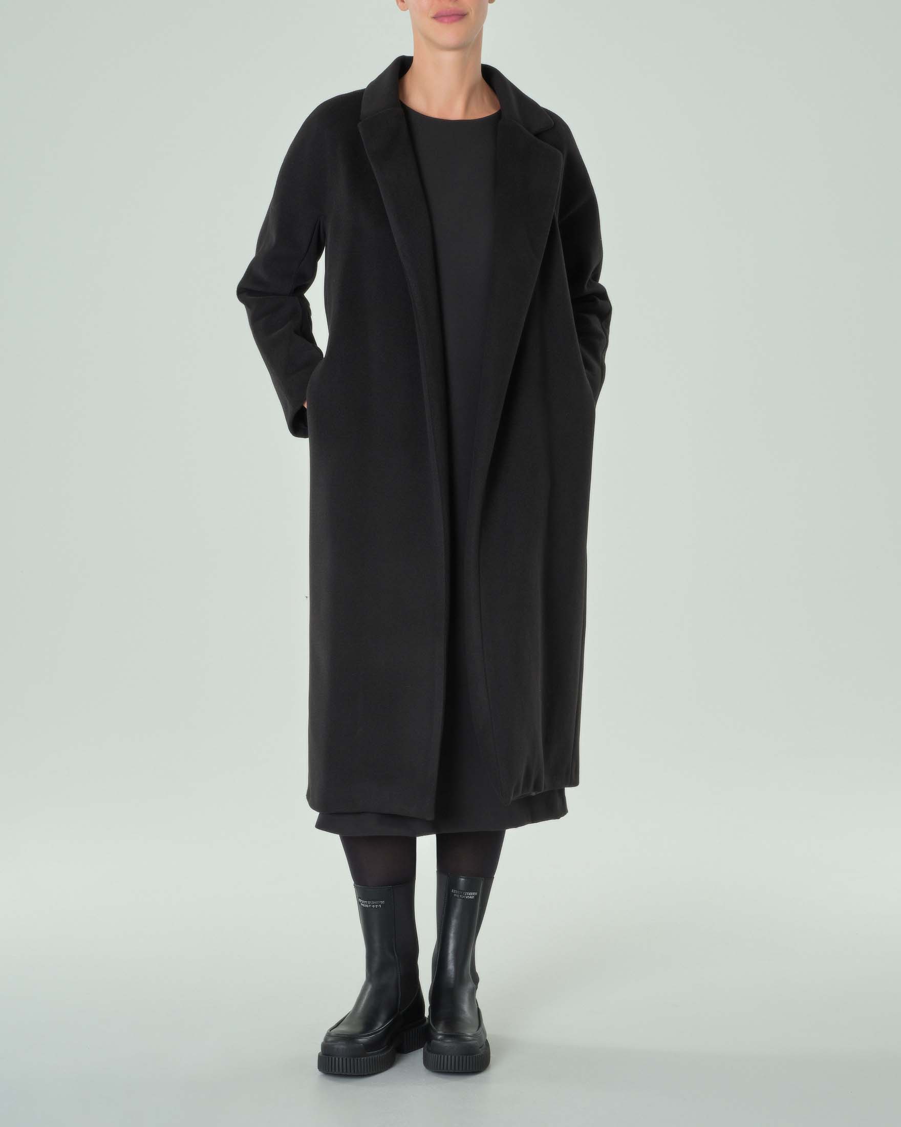 Cappotto senza collo outlet donna