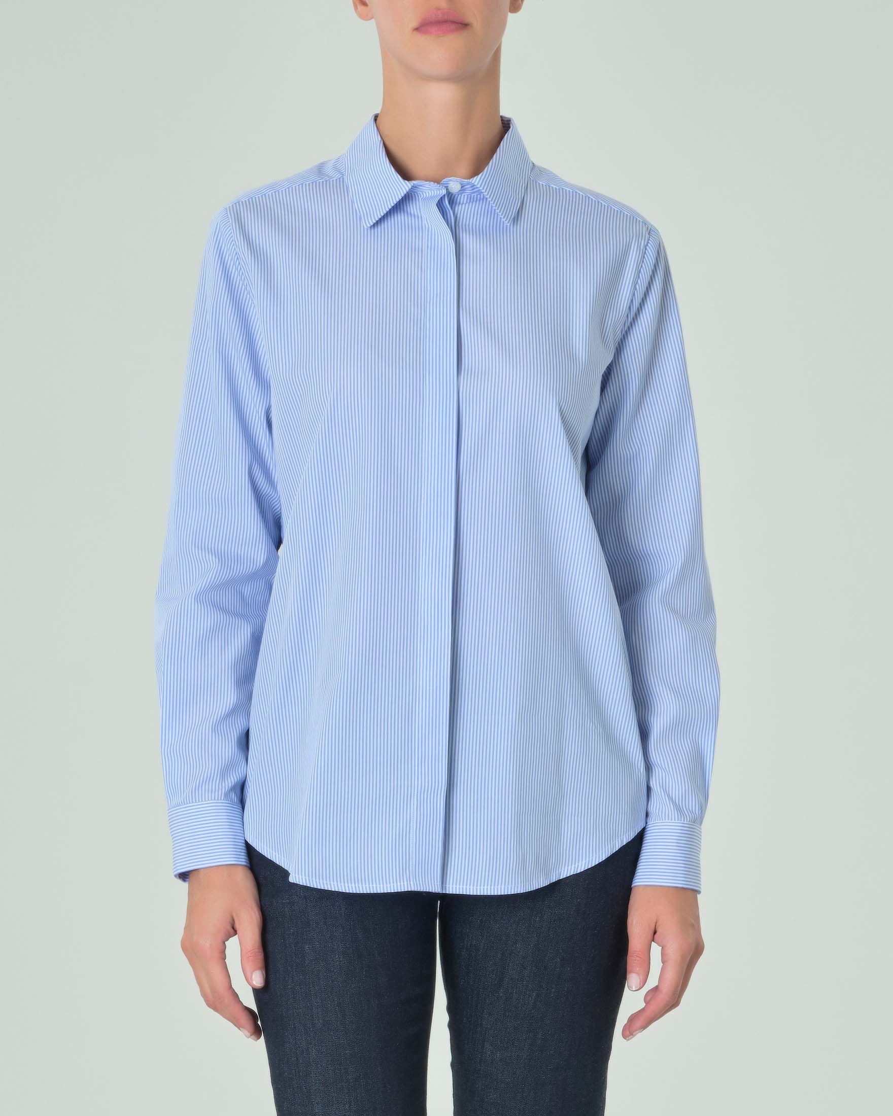 Camicia on sale bottoni coperti