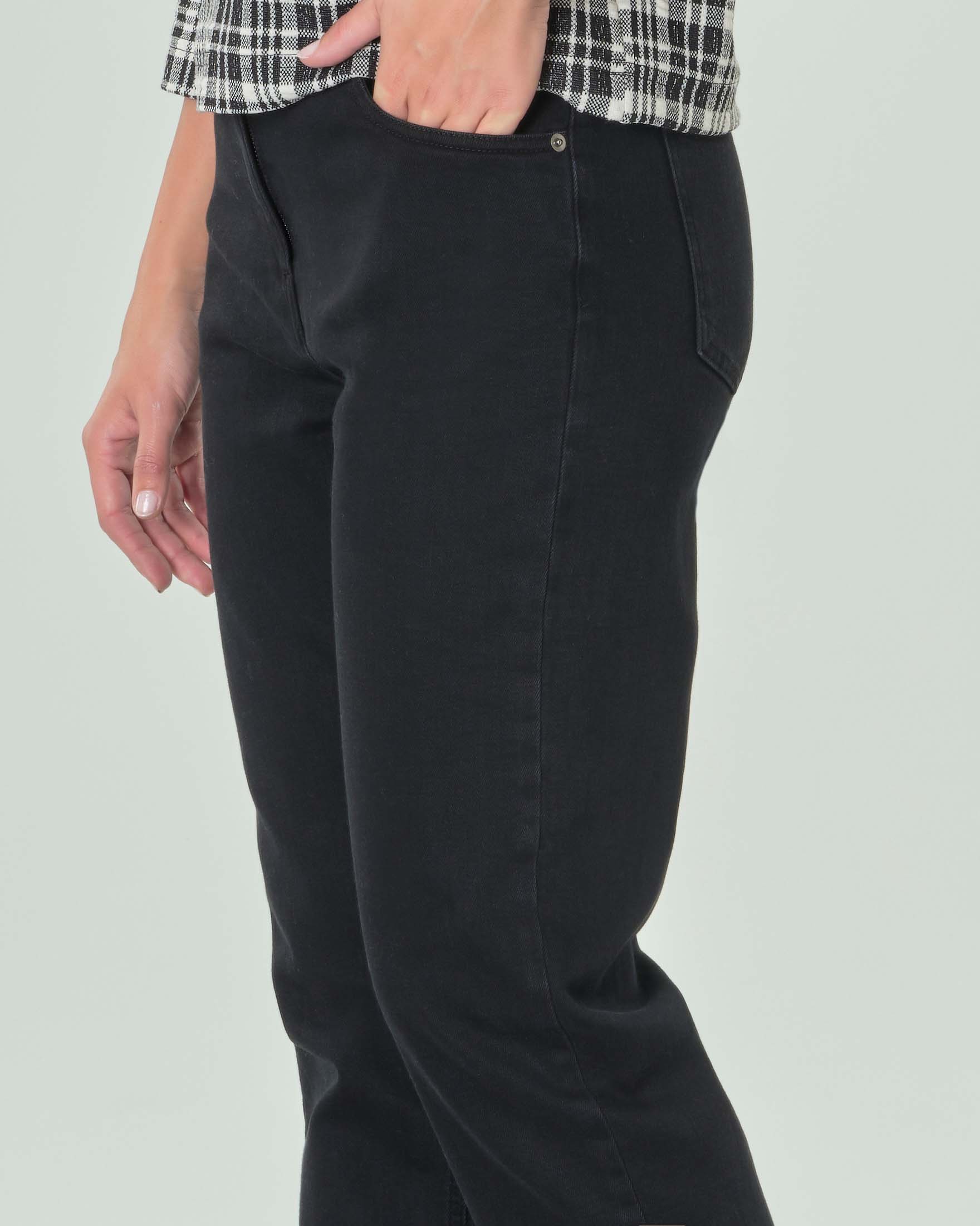 Jeans neri in cotone stretch image