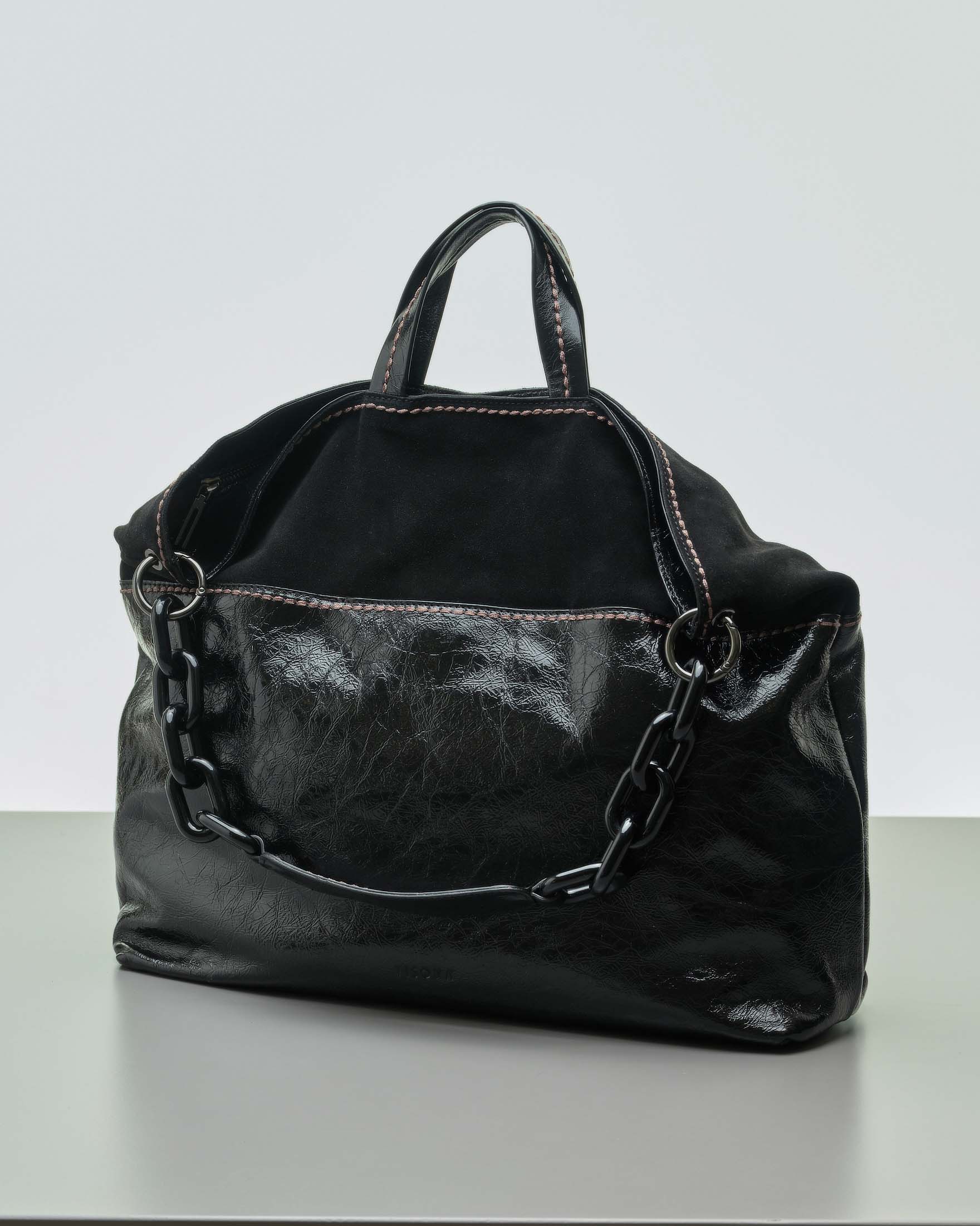 Borsa armani outlet jeans vernice tracolla