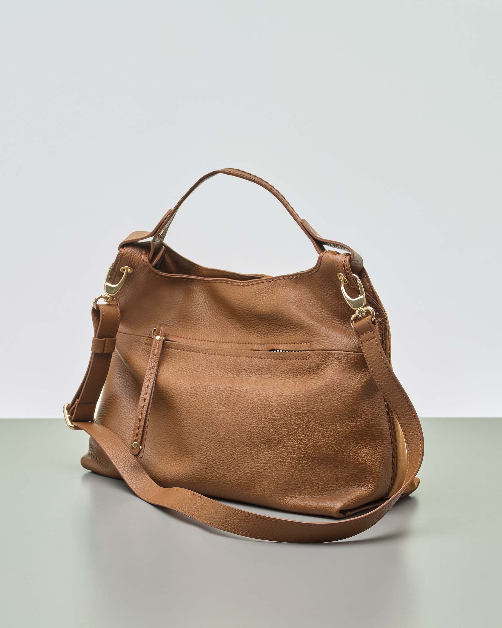 Borsa color cognac clearance