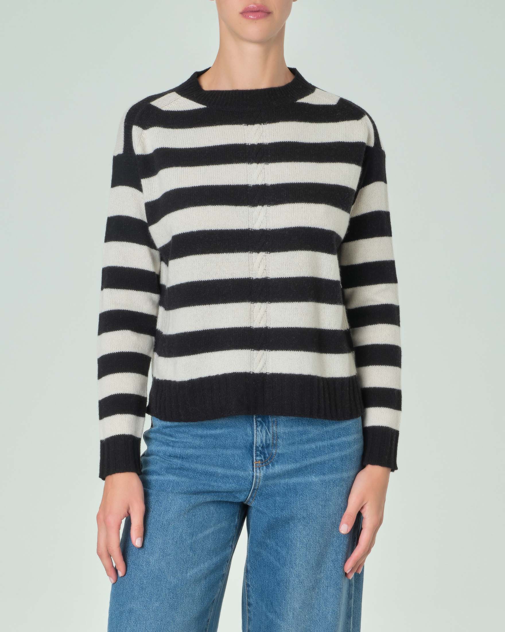 Righe Orizzontali Maglia A Righe Nera E Rossa Maglia Righe Bianche