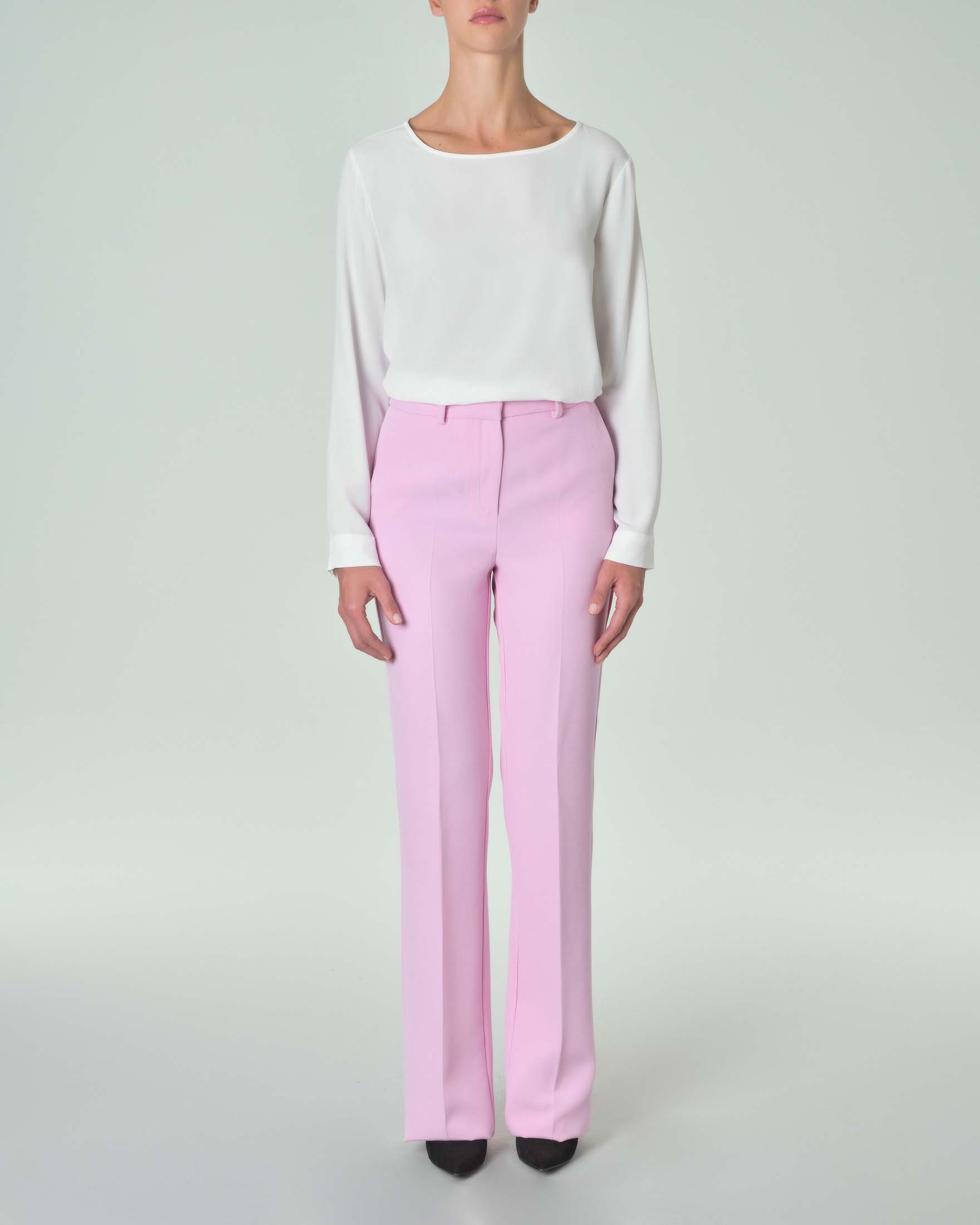 Emme Marella PAVONE Rosa - Abbigliamento Pantaloni da completo