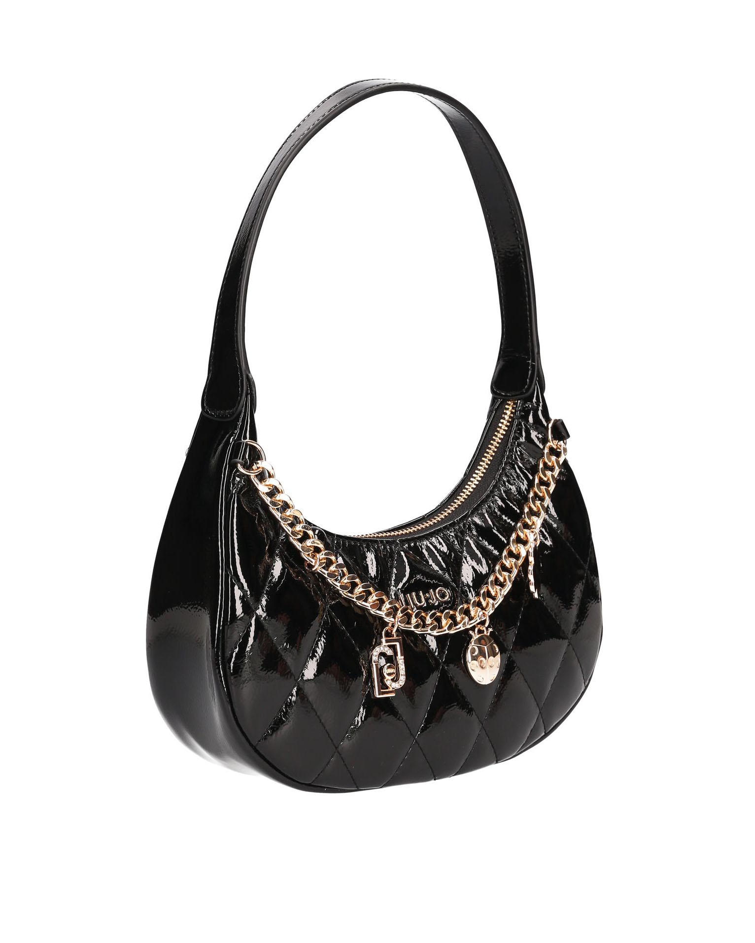 Borsa nera hot sale con catene