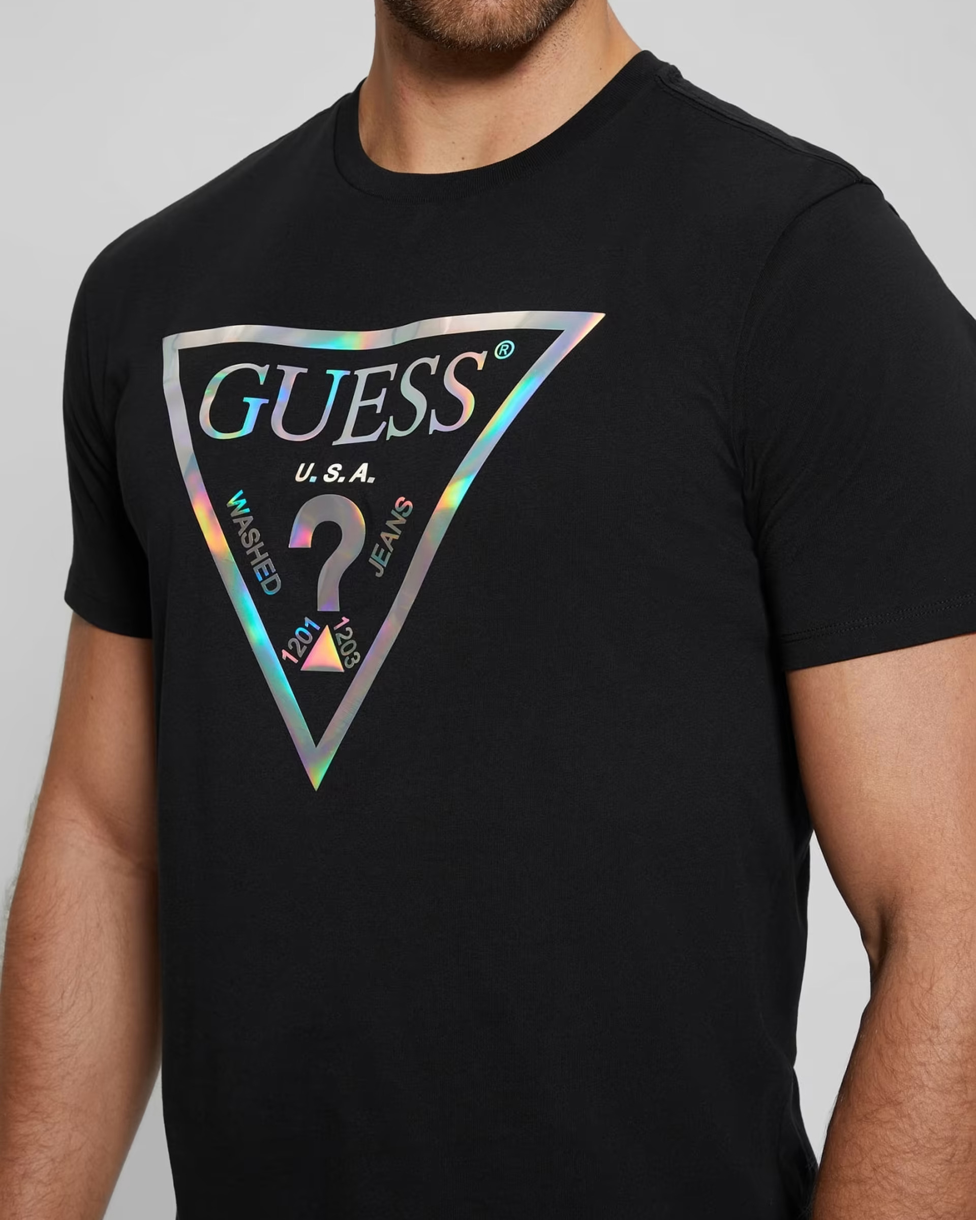 T shirt guess on sale nera