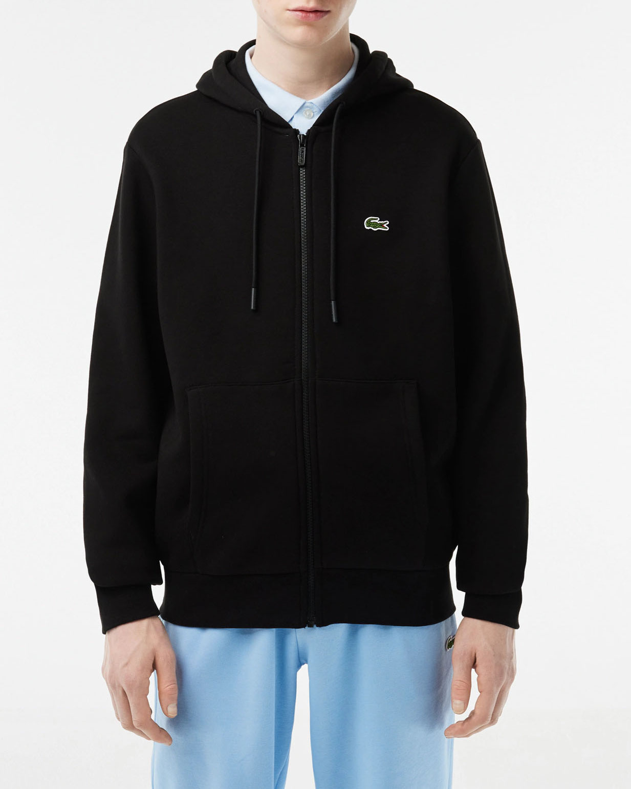 Felpa lacoste zip online