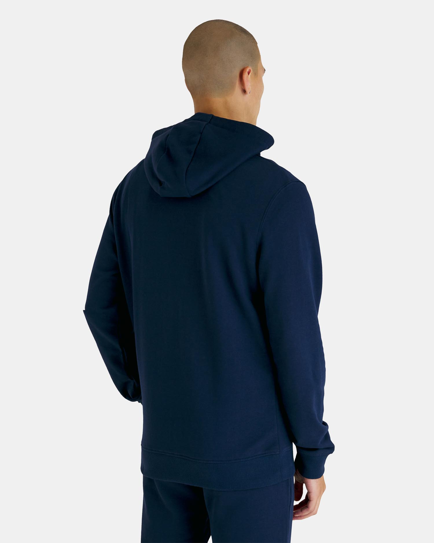 Felpa blu zip posteriore, Met - Reboot Store