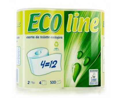 56 rotoli di  igienica 2 veli riciclata