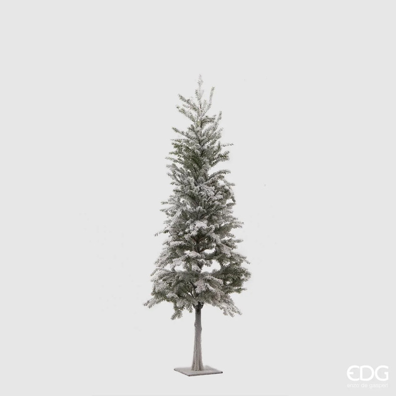 Albero di Natale Pino Superneve con Base in Metallo h.97  Edg