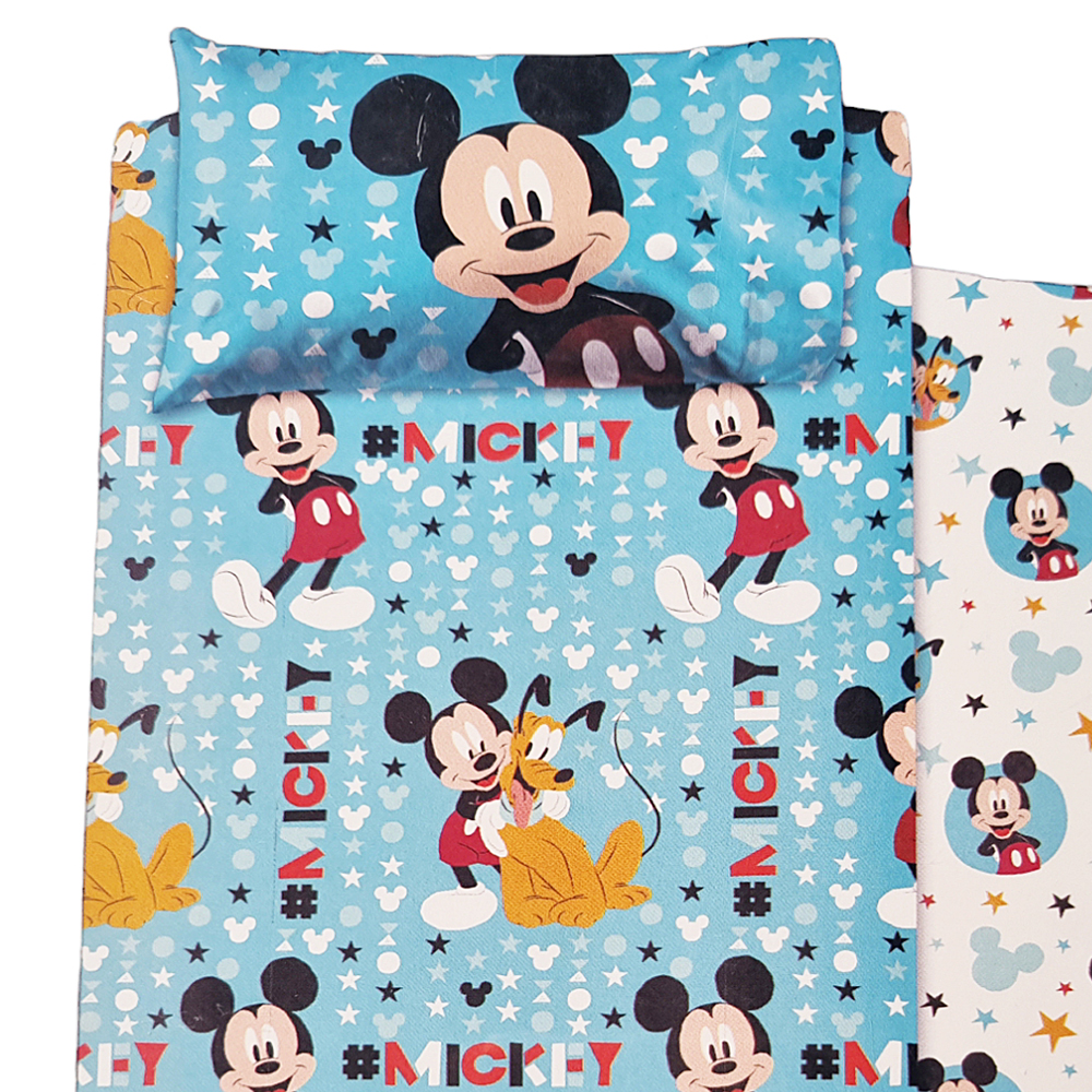 Lenzuola Disney Mickey Mouse Topolino in cotone per bambini