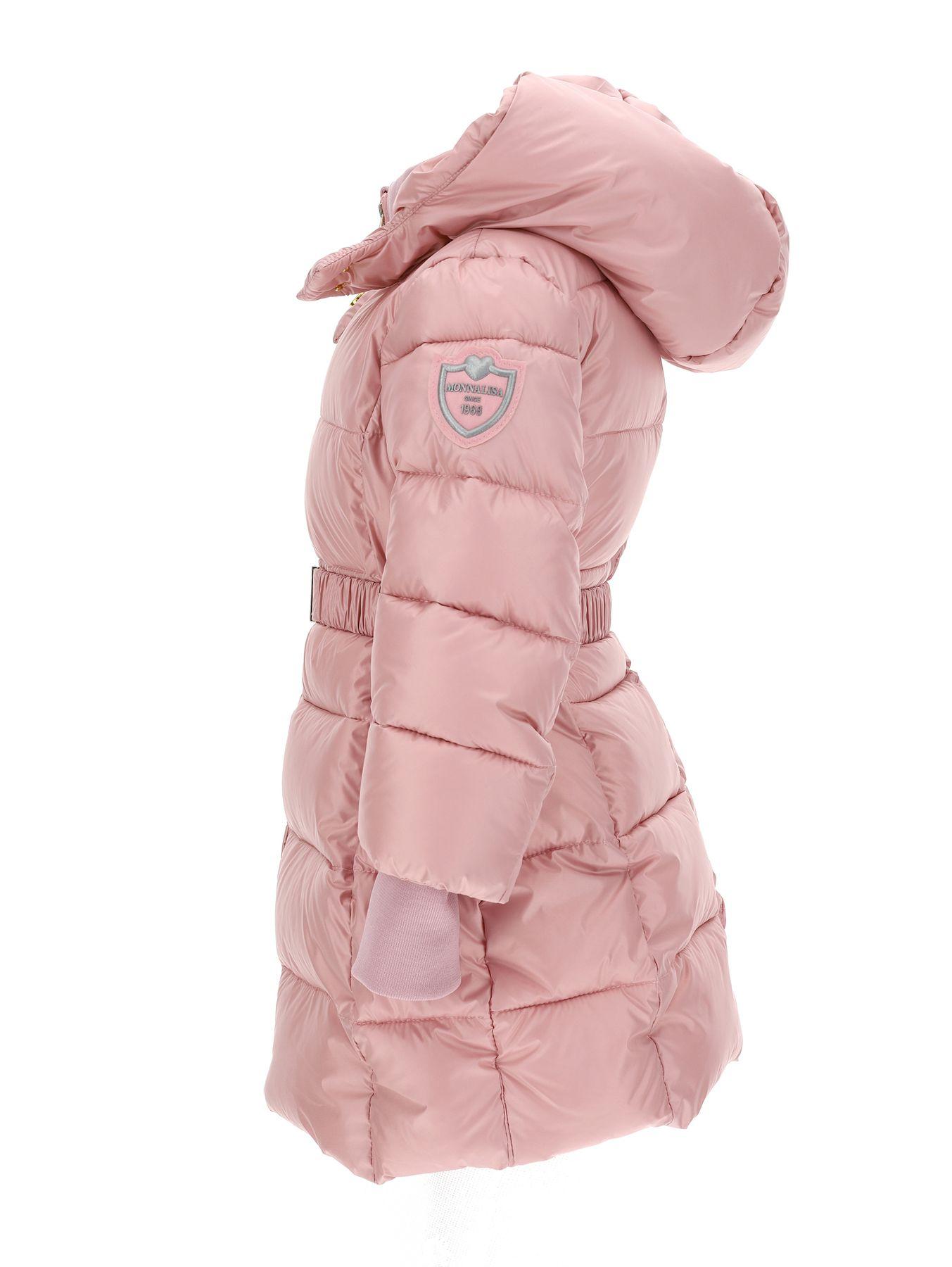 Please Shop Online Piumino bambina monocolour con zip e orli elasticizzati  Sito ufficiale