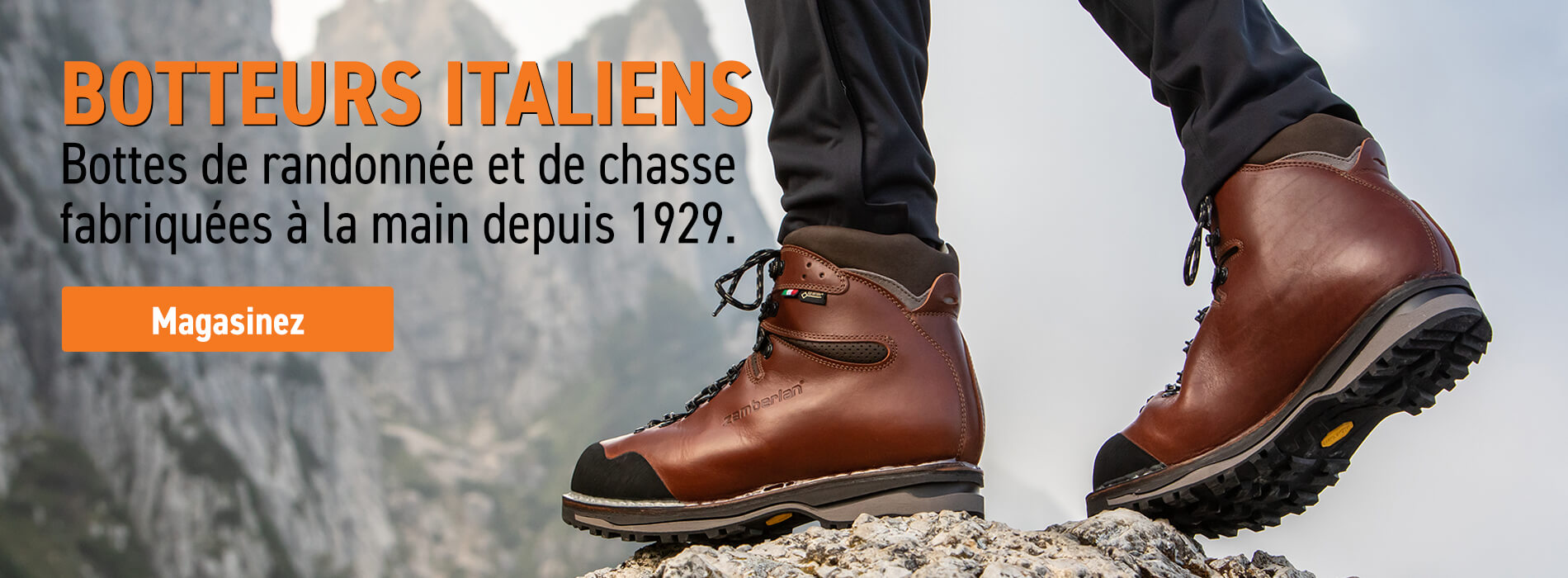 Chaussure de chasse online italienne