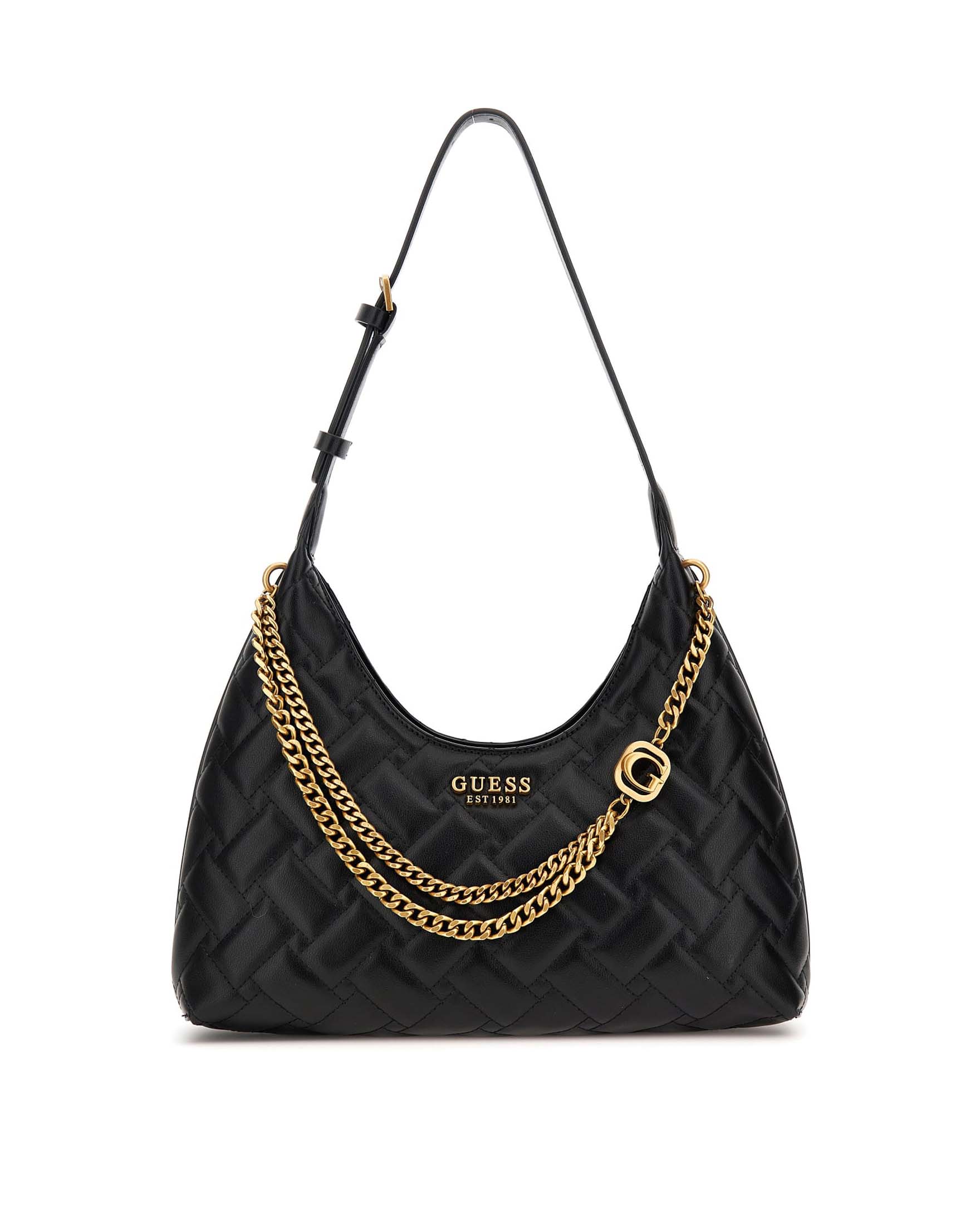 Borsa guess bianca outlet e nera