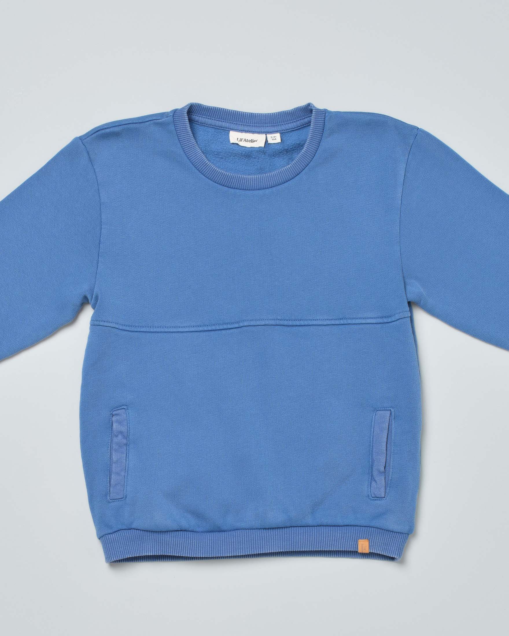 Felpa avio in cotone felpata 2-7 anni image