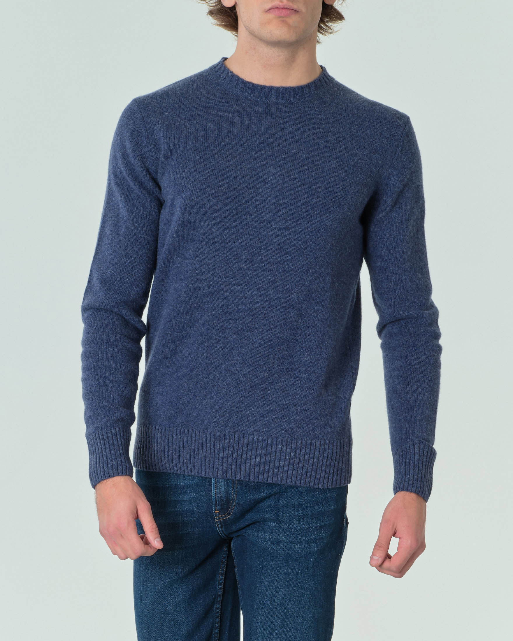 maglia girocollo pura lana merino per donna | vendita online