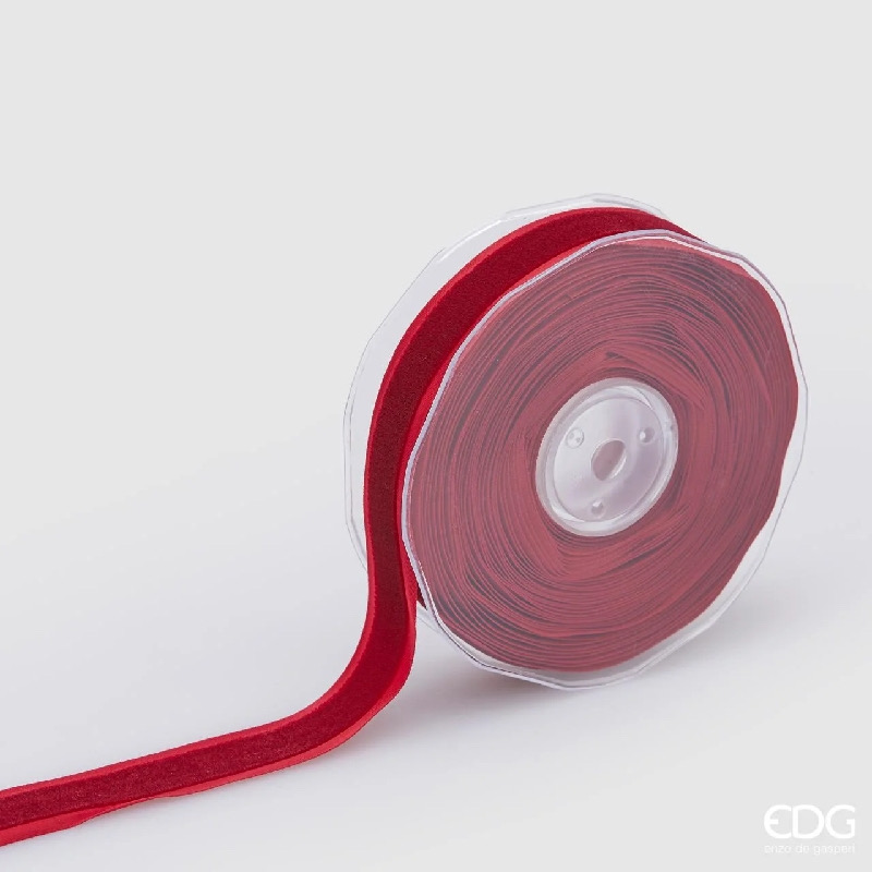 Nastro Double Finish Rosso Scuro 23mm 10mt Edg