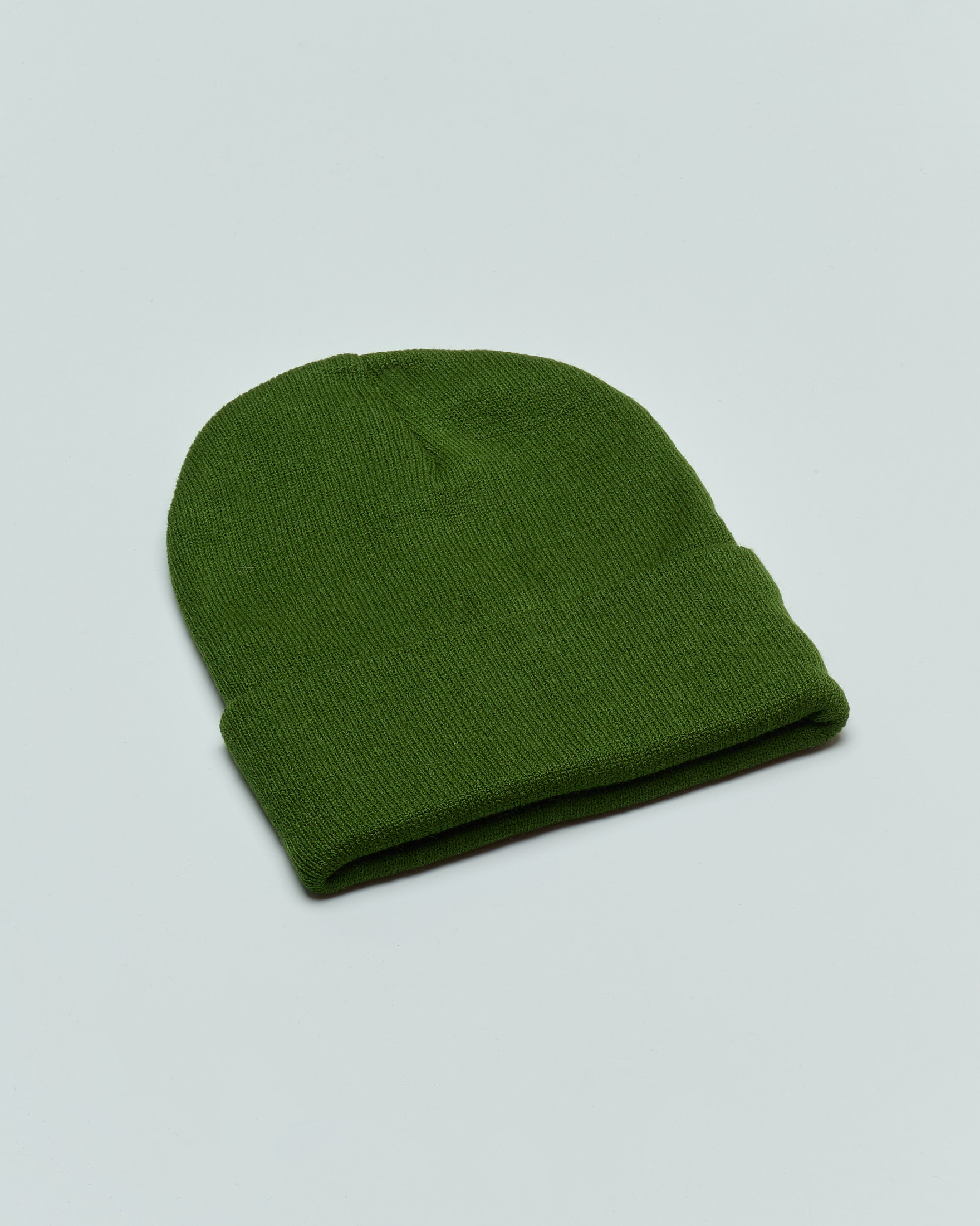 Berretto Priority House verde con risvolto e patch logo Pellizzari