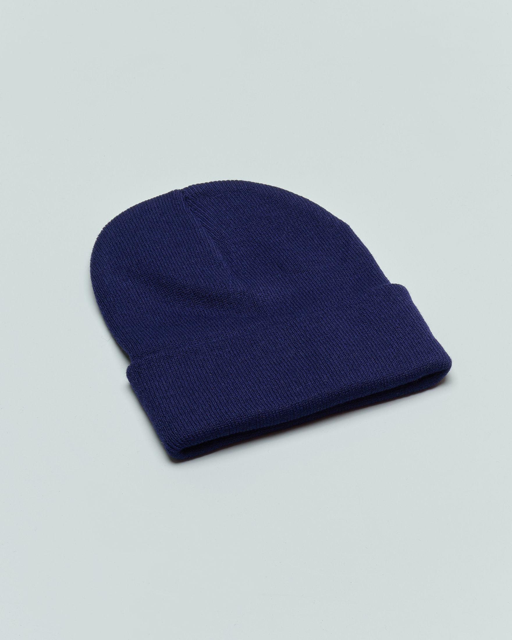 Berretto Priority House blu con risvolto e patch logo Pellizzari