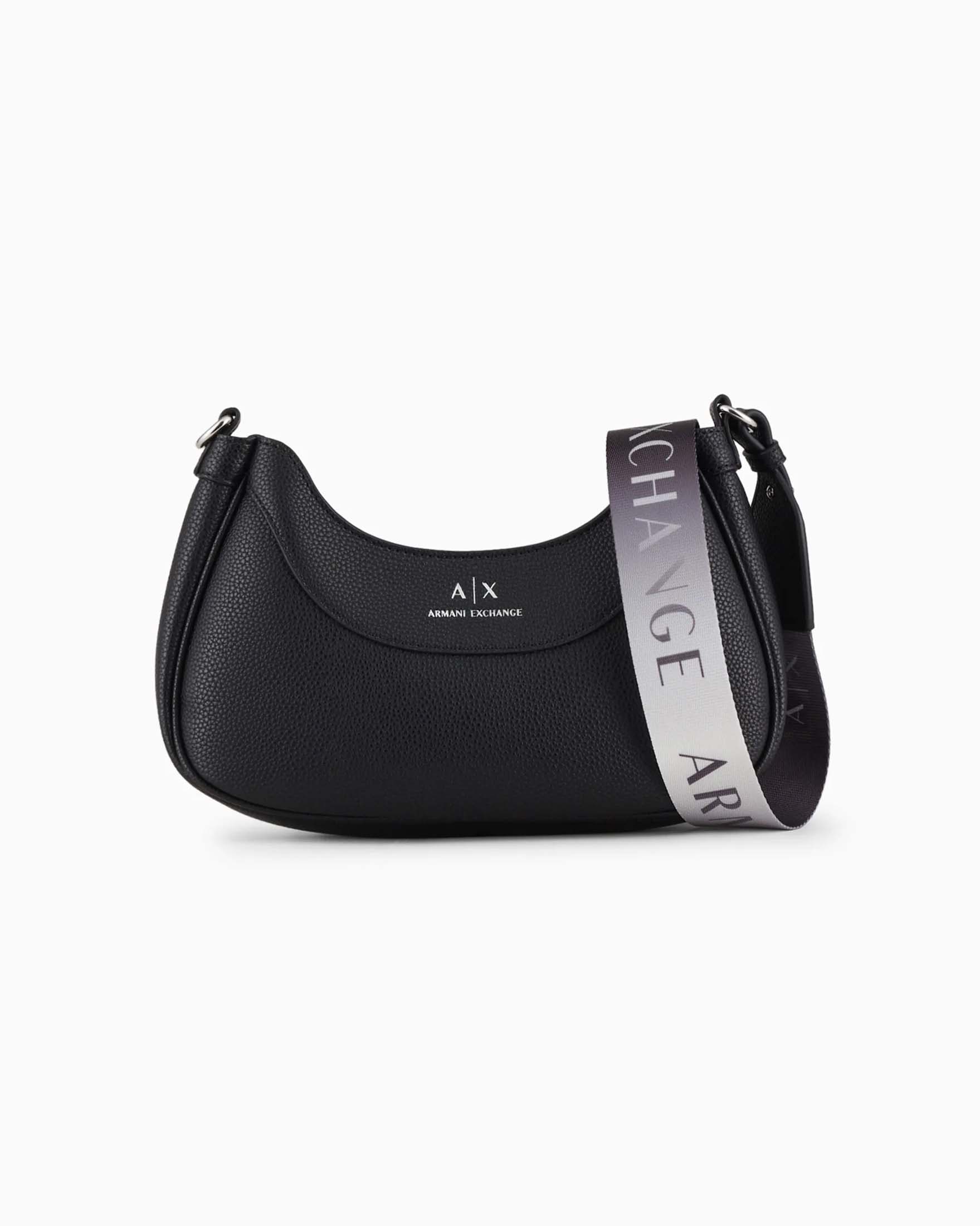 Borsa A Tracolla Donna Dooney & Bourke In Pelle Martellata Nera, Grande, Con Tracolla Regolabile E Tasche Multiple