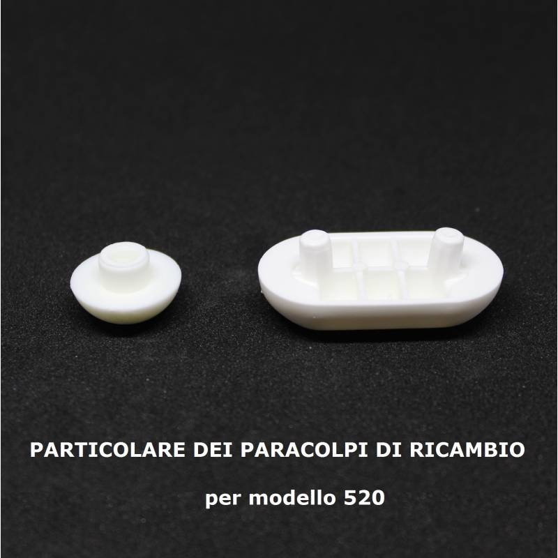 PARACOLPI PER SEDILE CON 2 PERNI D. 7 D. 7 - Kit 4 pz Blister FAIDF