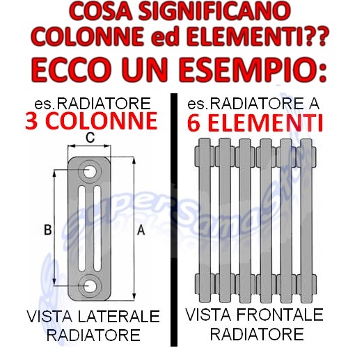 RADIATORE ACCIAIO TUBOLARE ERCOS OPERA INTERASSE 623 Mm 3 COLONNE 4 ELEMENTI H 680 Mm - Foto 10