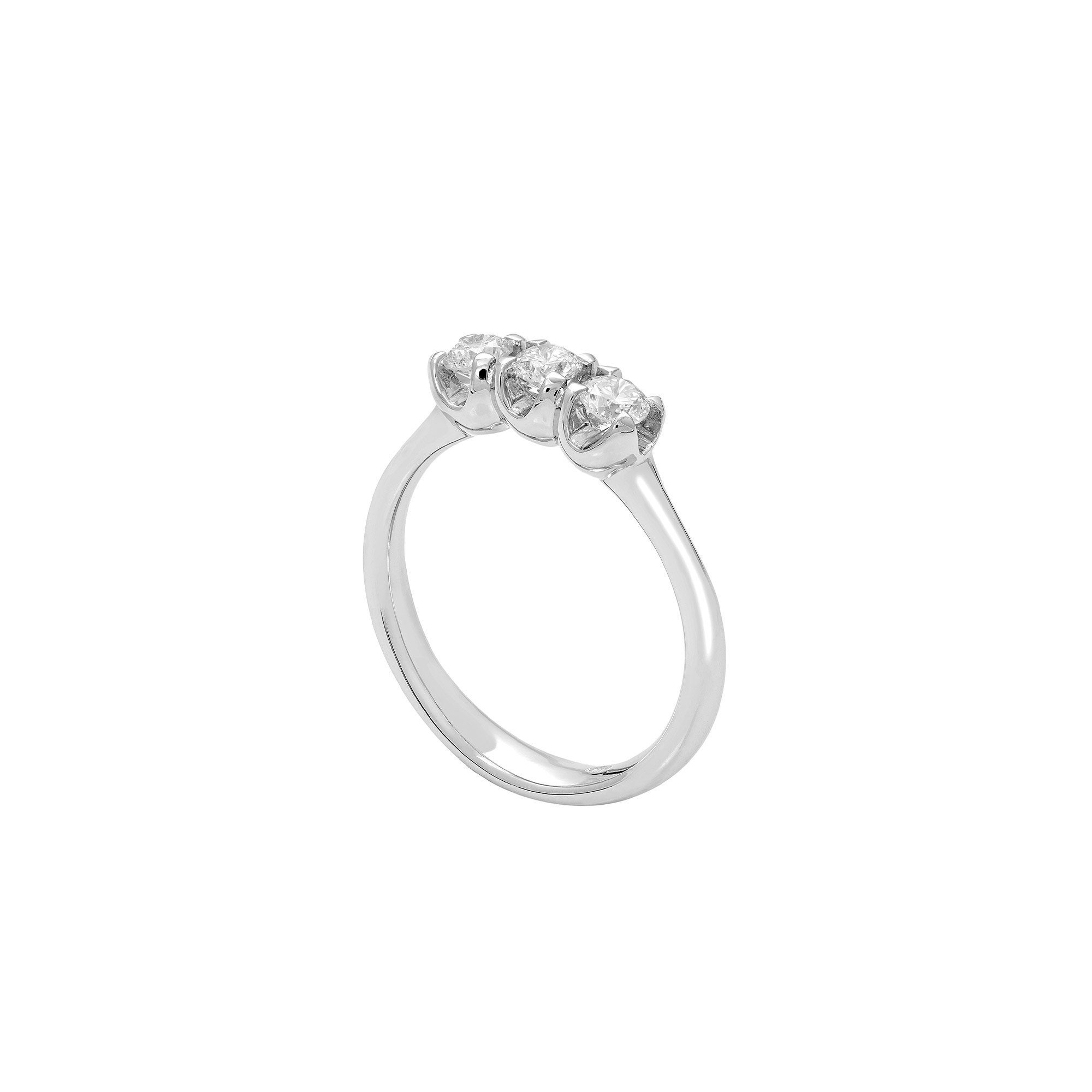 Anello Donna Trilogy Oro 18kt ct.0,45 Prestige - Main view