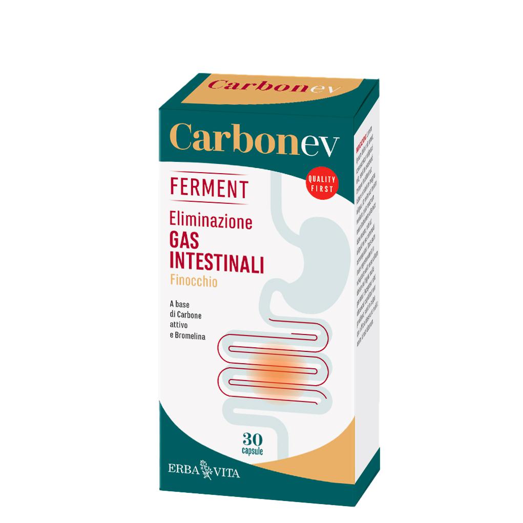 Carbone Vegetale Attivo Integratore Intestino 100 Compresse