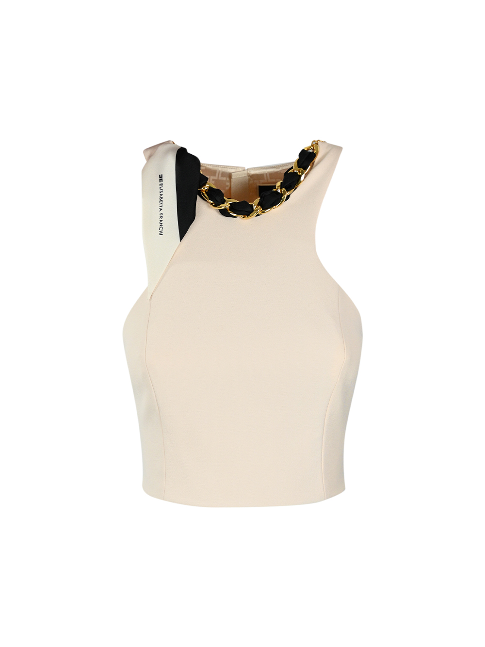 Top doppio crêpe stretch