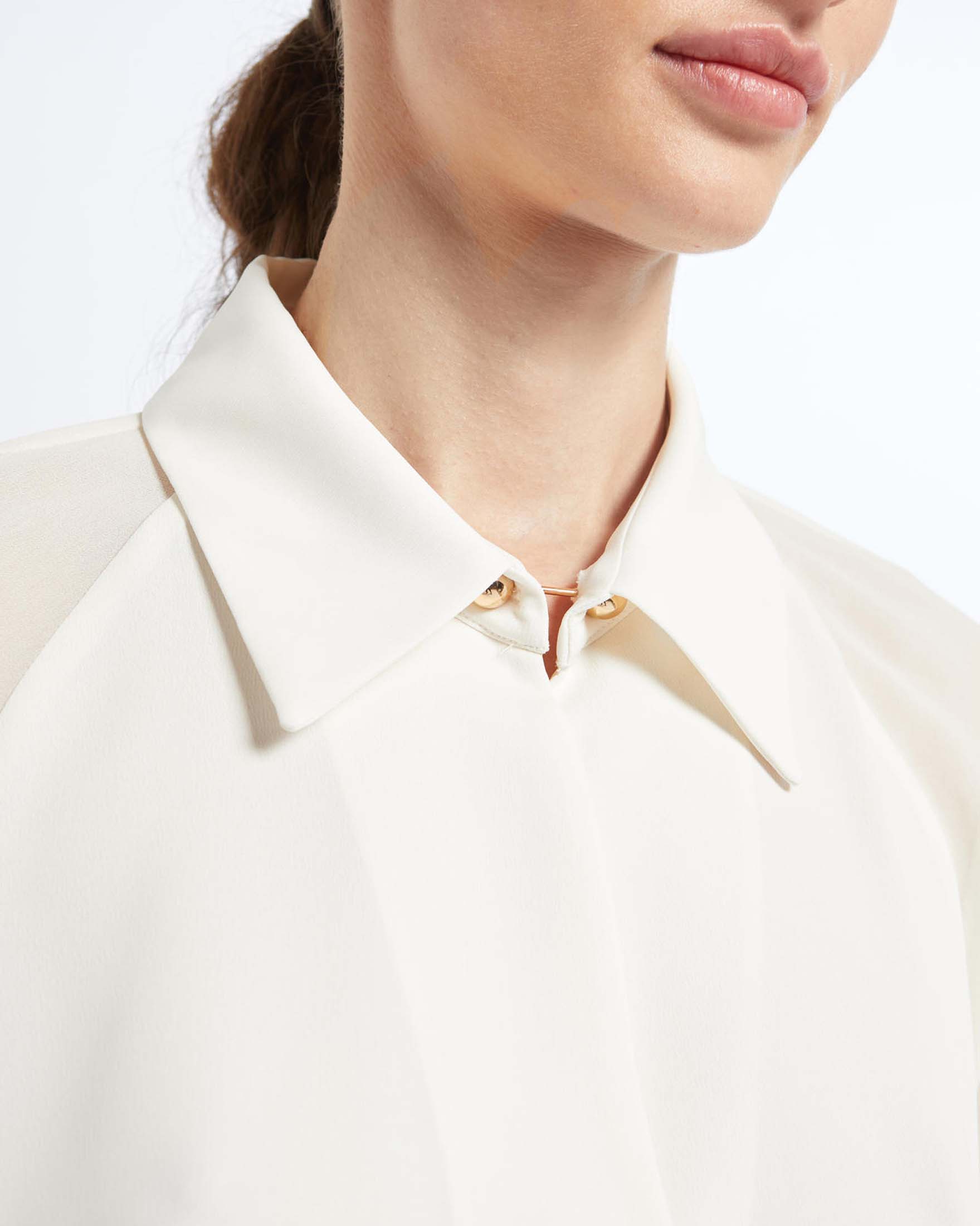 Blusa Camicia Georgette Seta Blusa Donna Camicia Seta Elisabetta