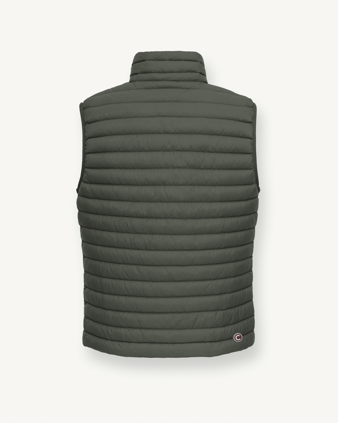 Gilet verde militare imbottito in piuma image