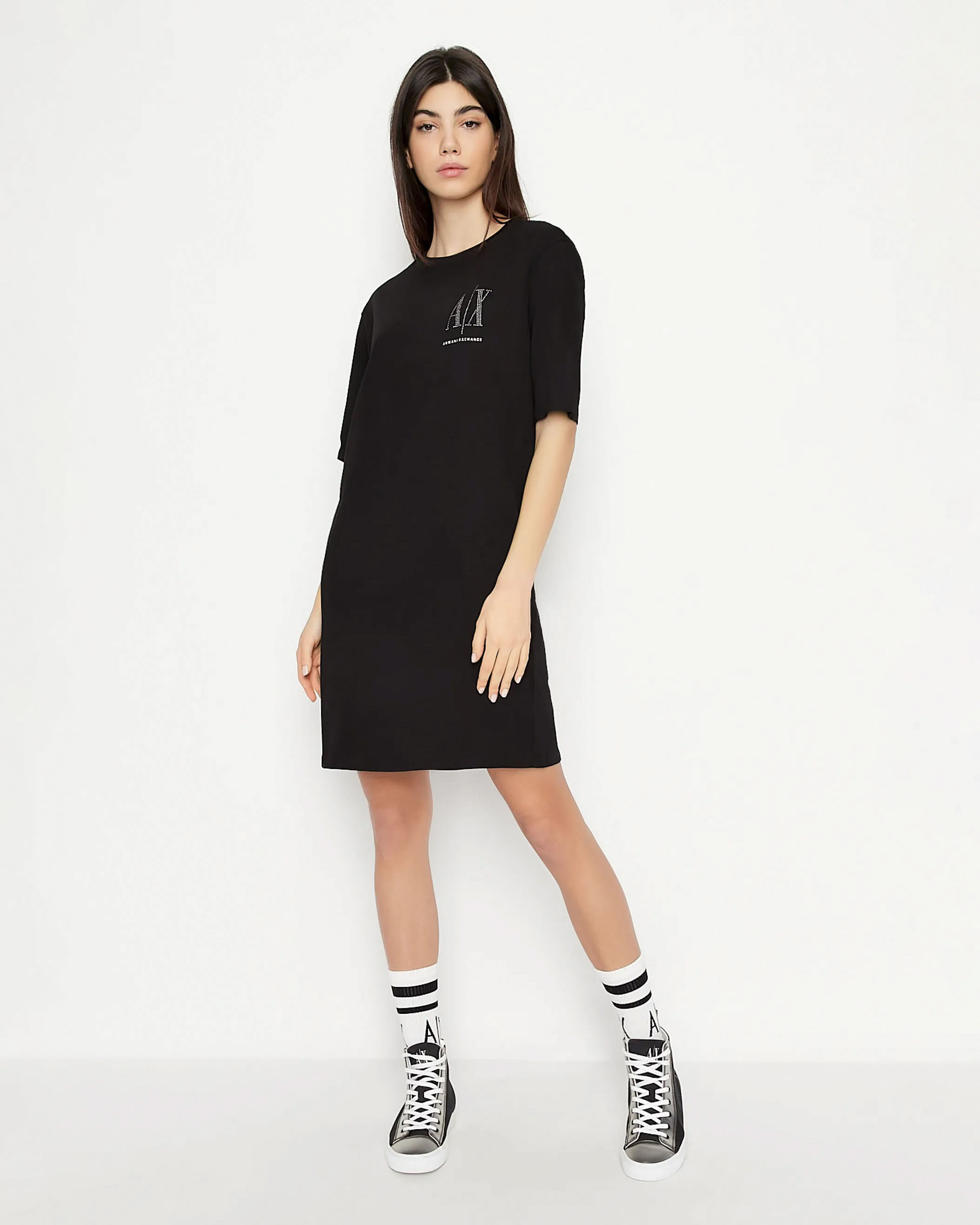 T-shirt Oversize da Donna in colore nero