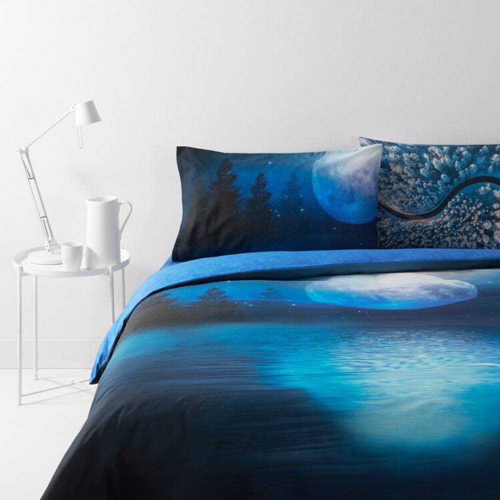 BASSETTI Chiaro di Luna cotton single duvet cover set