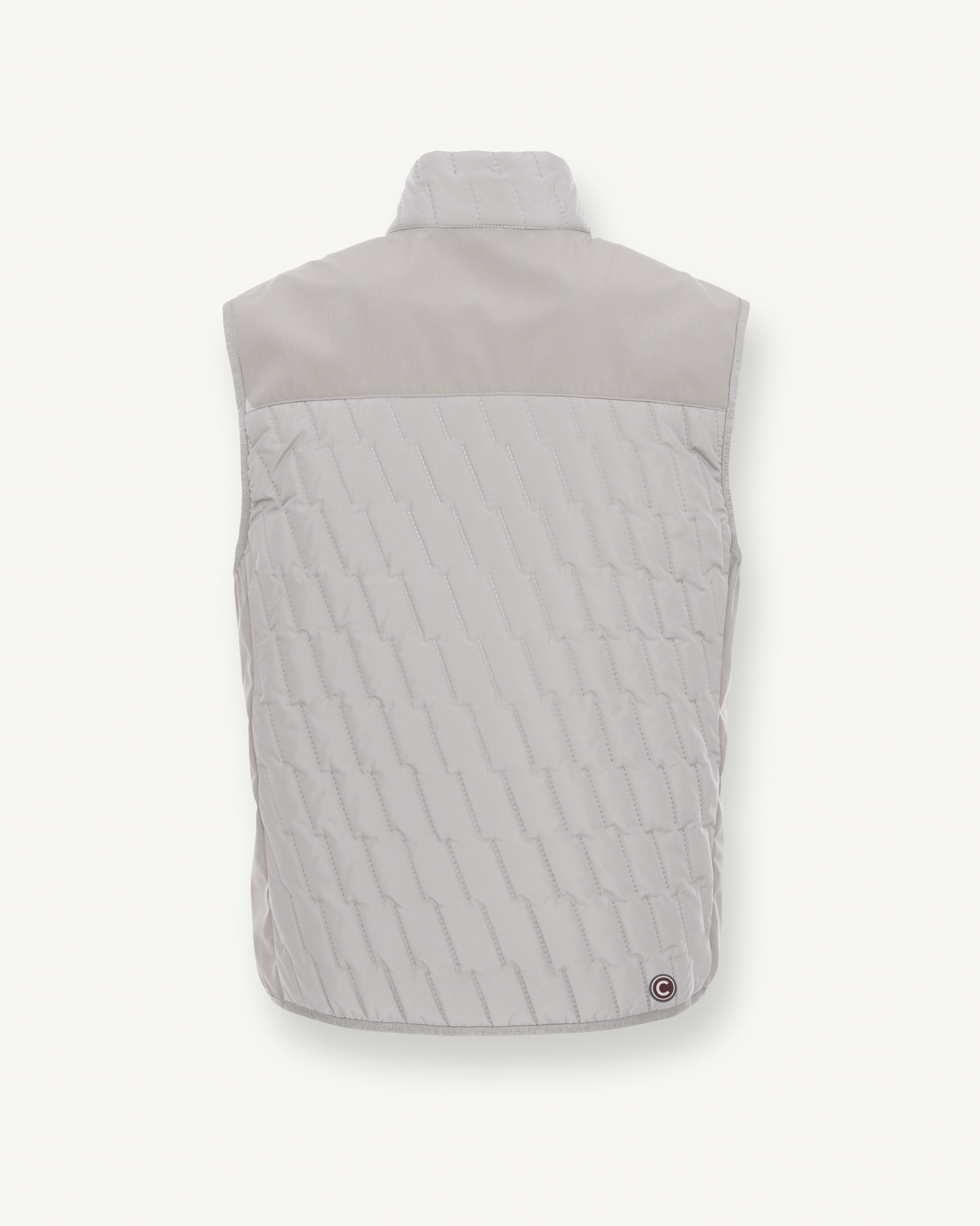 Gilet color ghiaccio con inserti in softshell image