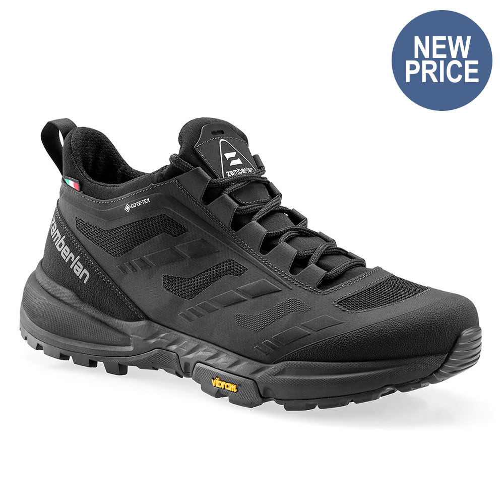 all black hiking shoes