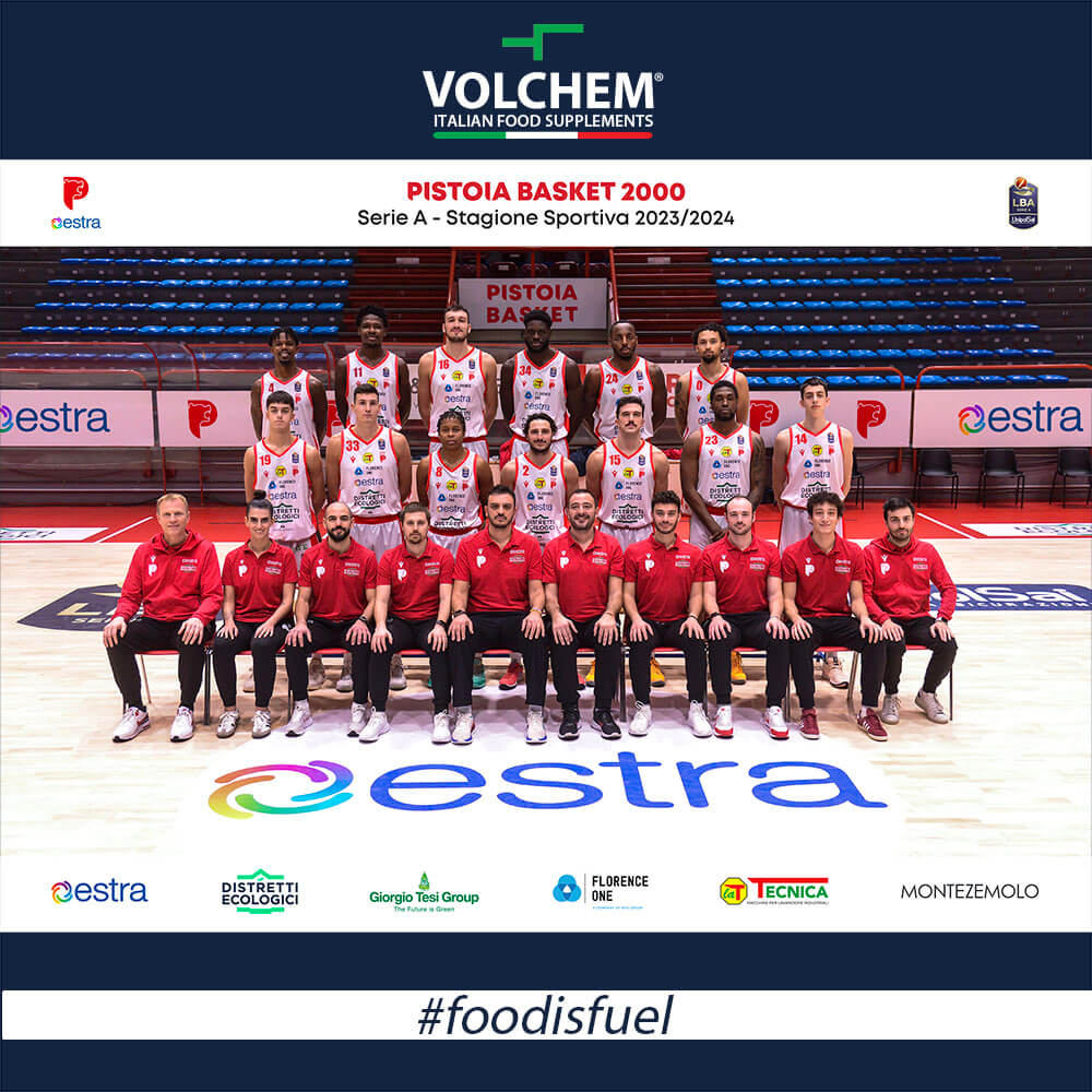 Volchem partner nutrizionale di Estra Pistoia Basket