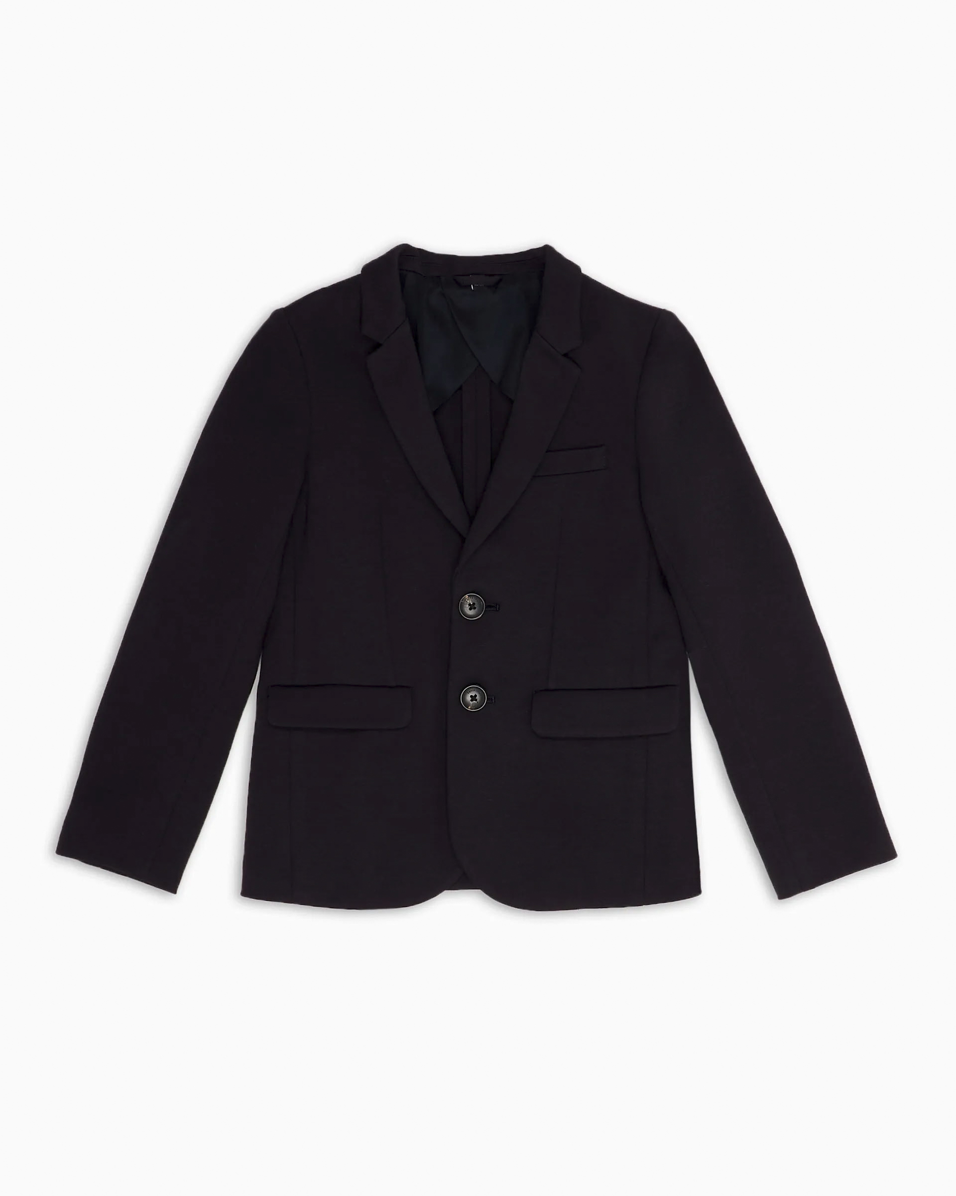 Blazer Junior blu in maglia di viscosa stretch