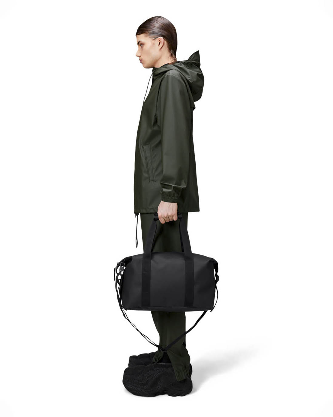 Borsa Weekend small nera con doppio manico e tracolla rimovibile image