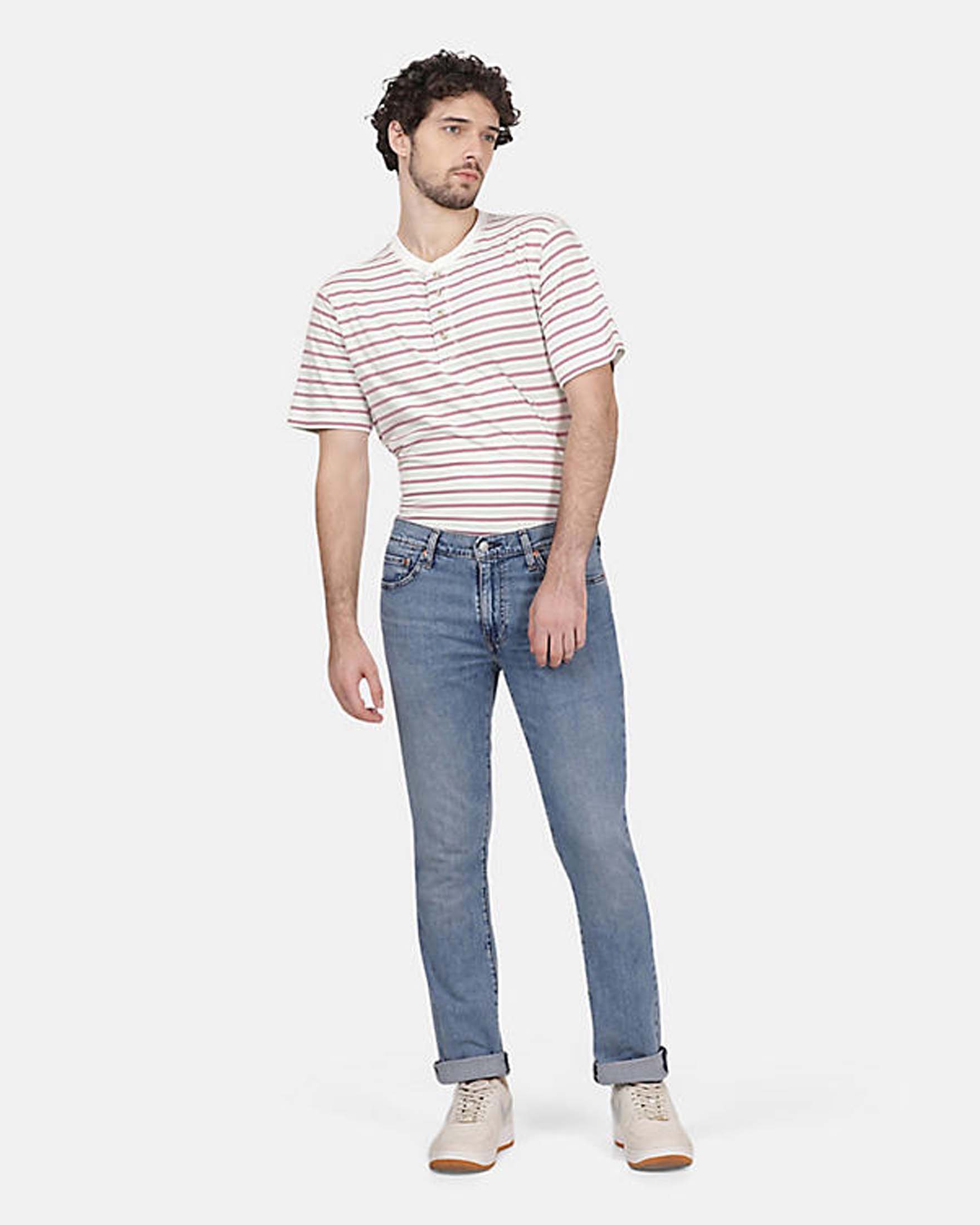 Jeans 511 slim lavaggio chiaro super stone washed