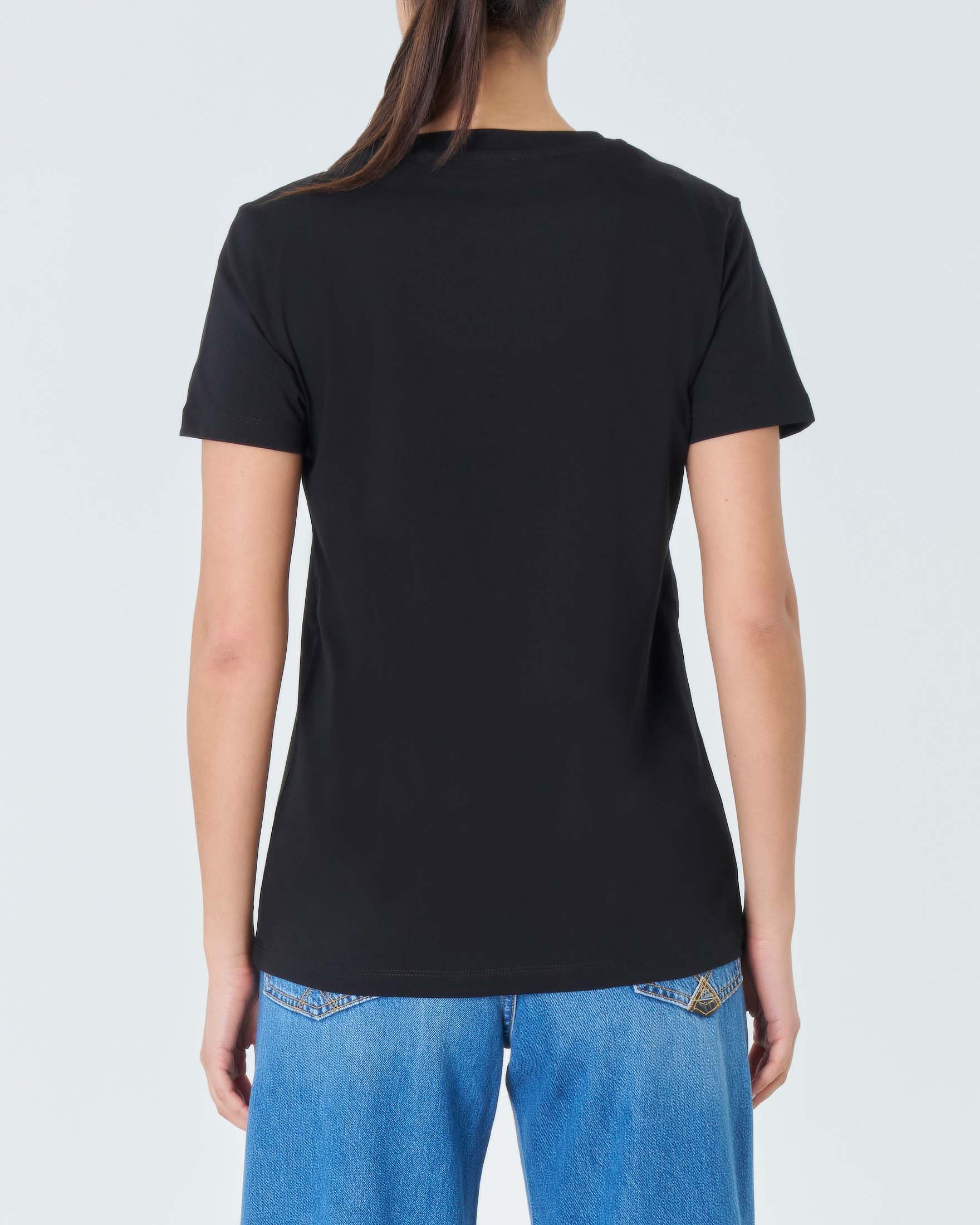 Bergen T Shirt In Cotone Nero