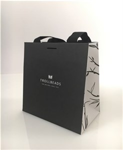 Bracciale In Pelle E Argento Nero 18 Cm - View2