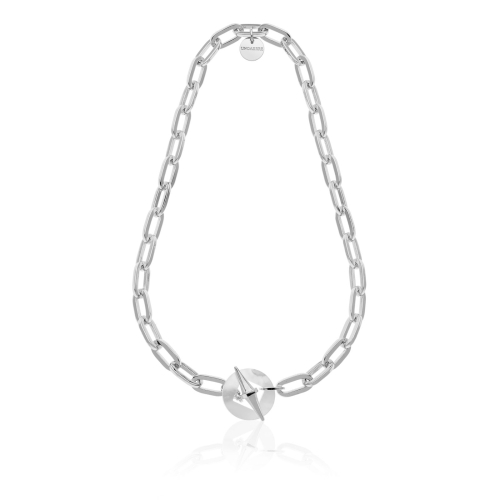 Collana catena argentata e madreperla rosa Joya - Main view