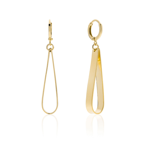 Orecchini pendenti dorati Lux - Main view