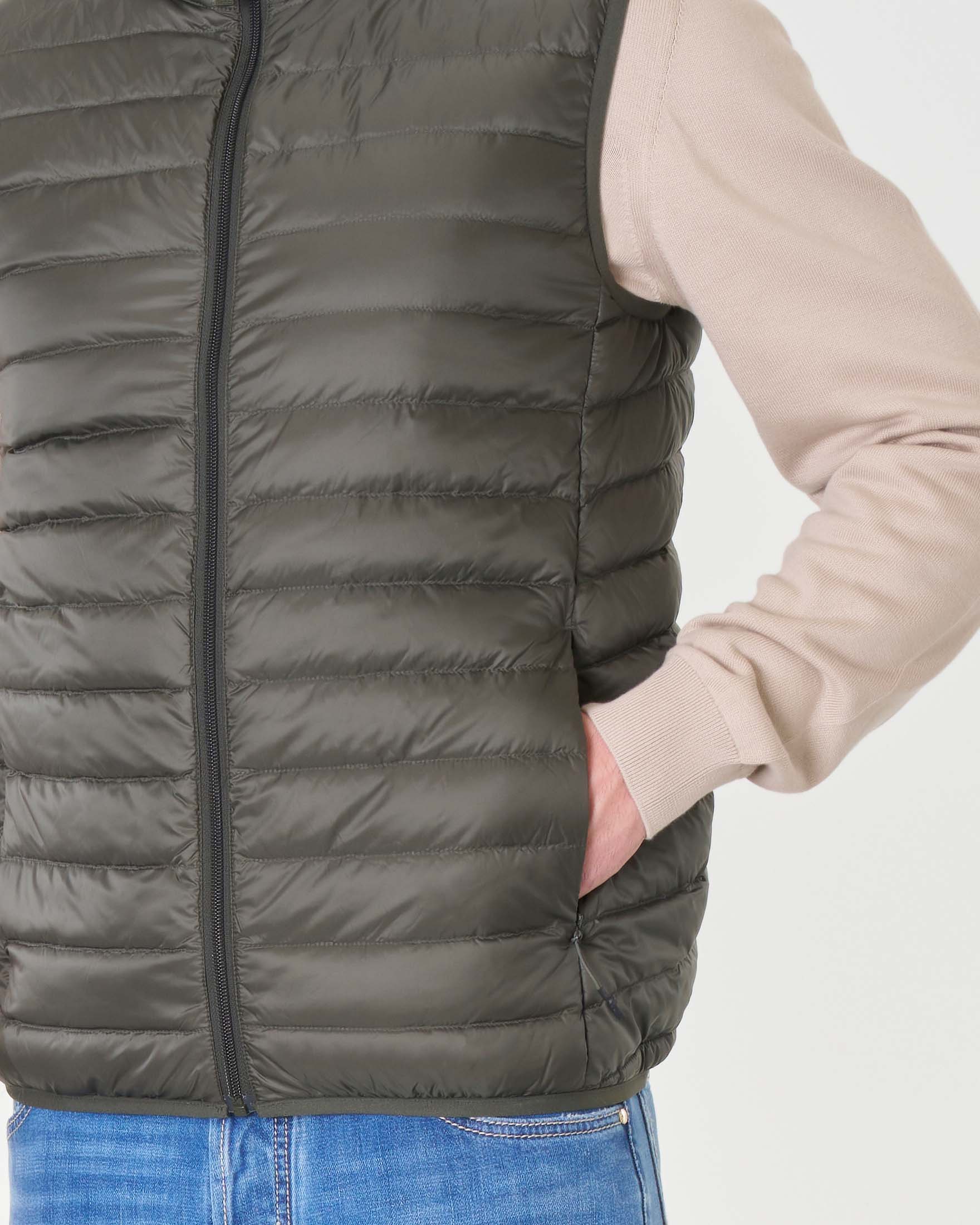 Piumino gilet Pellizzari 100 grammi verde militare image